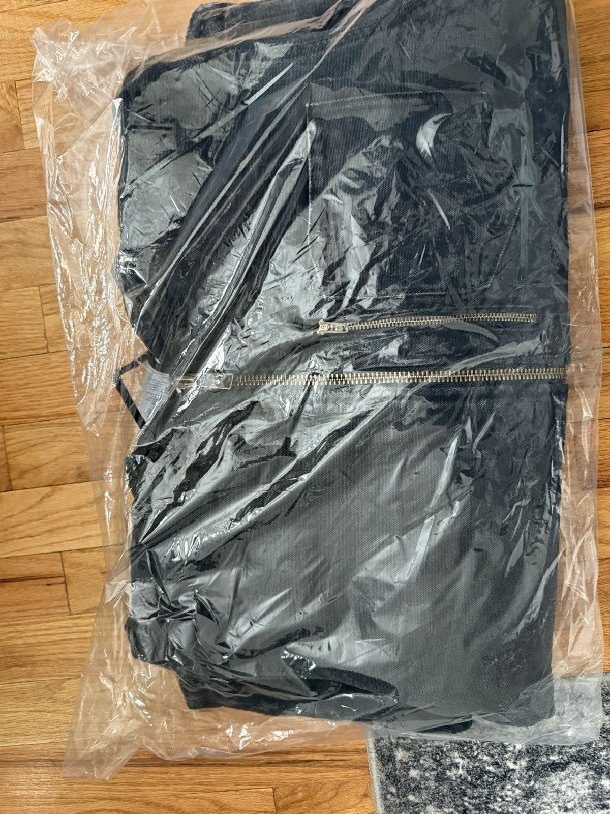 Supreme Supreme Flag Quilted Hooded Work Jacket size M Black Size US M / EU 48-50 / 2 - 1 Thumbnail