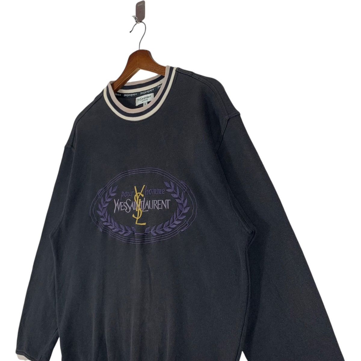Yves Saint Laurent VINTAGE YVES SAINT LAURENT YSL SWEATSHIRT Size US S / EU 44-46 / 1 - 4 Thumbnail