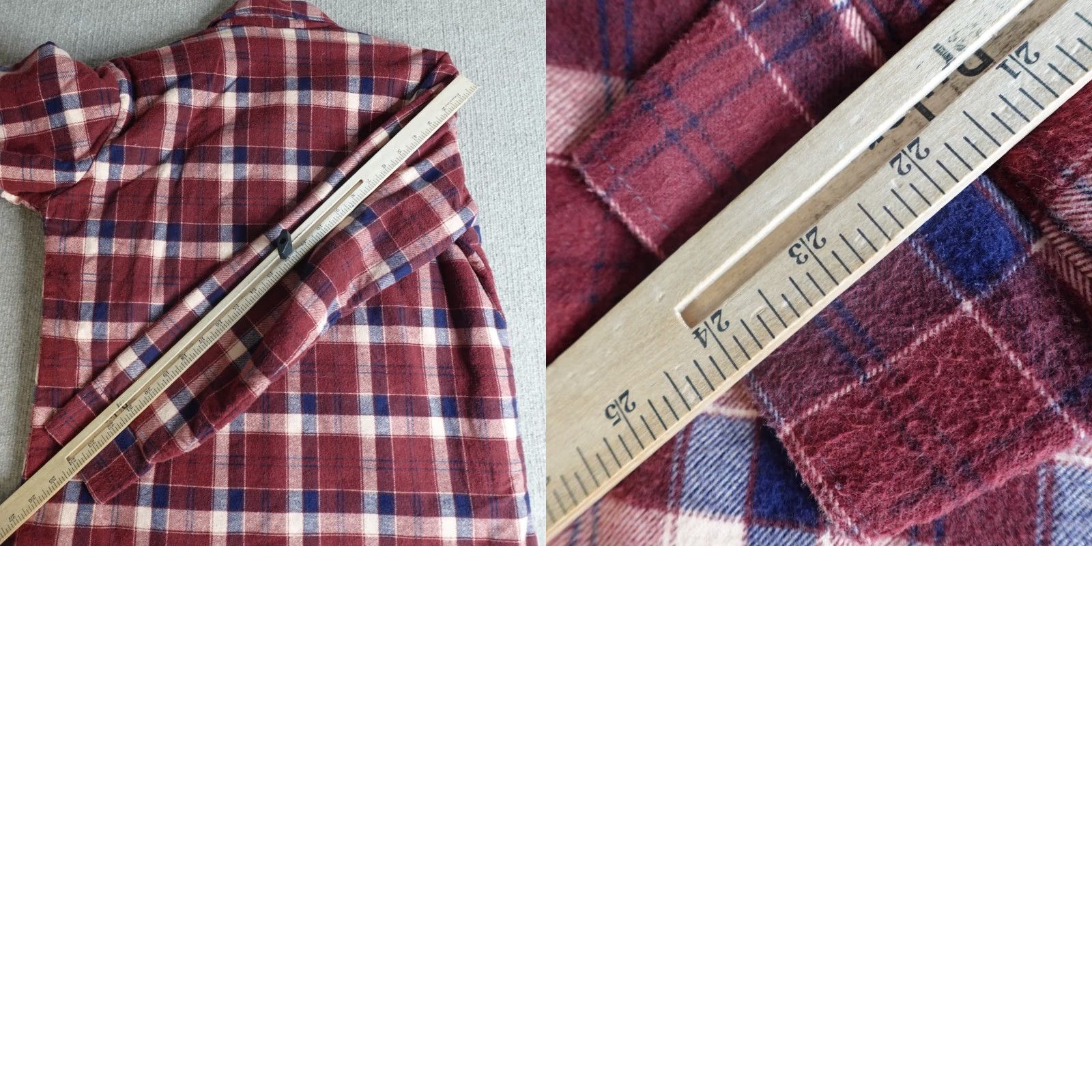 Vintage VINTAGE American Vintage Jacket Plaid Red Long Sleeve Flannel Quilted Lined Cotton Button Size M Mens Size US M / EU 48-50 / 2 - 8 Thumbnail