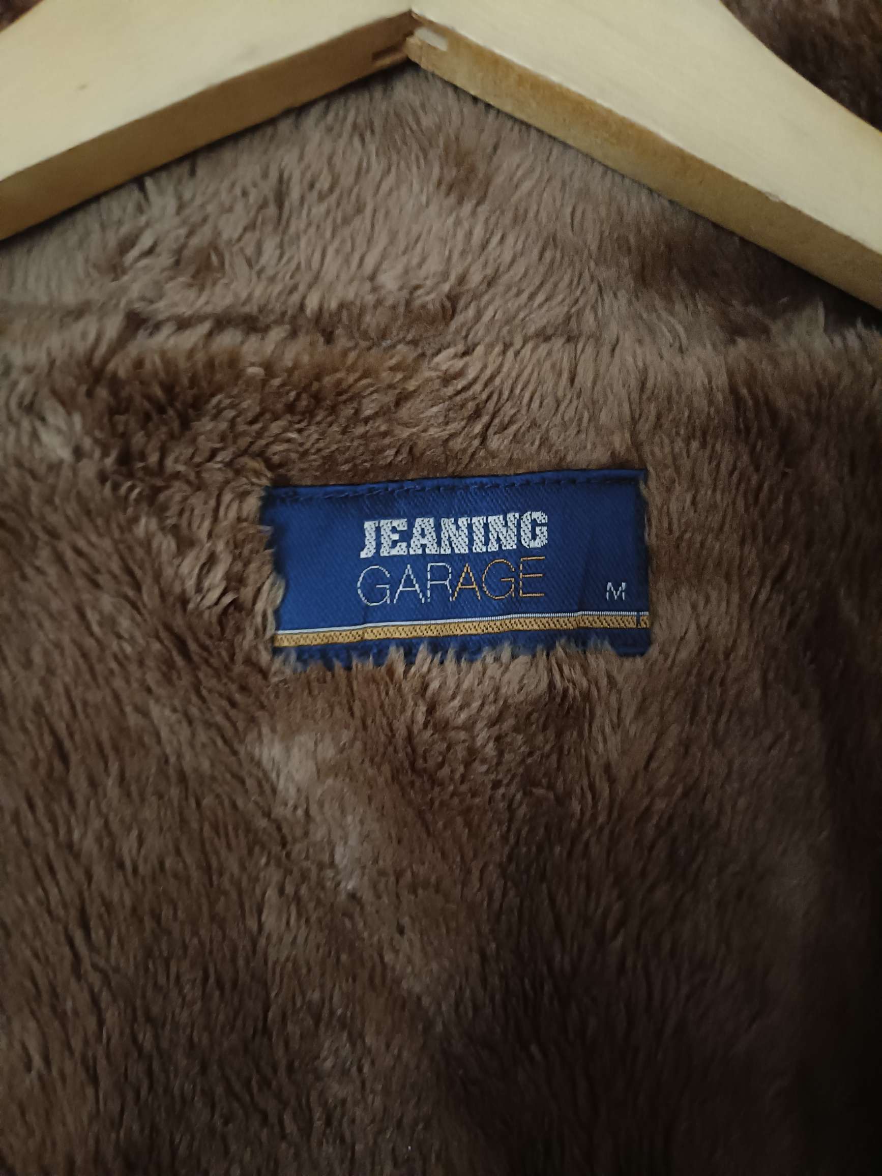 Vintage Vintage jeaning garage shearling denim chore jacket Size US L / EU 52-54 / 3 - 7 Thumbnail