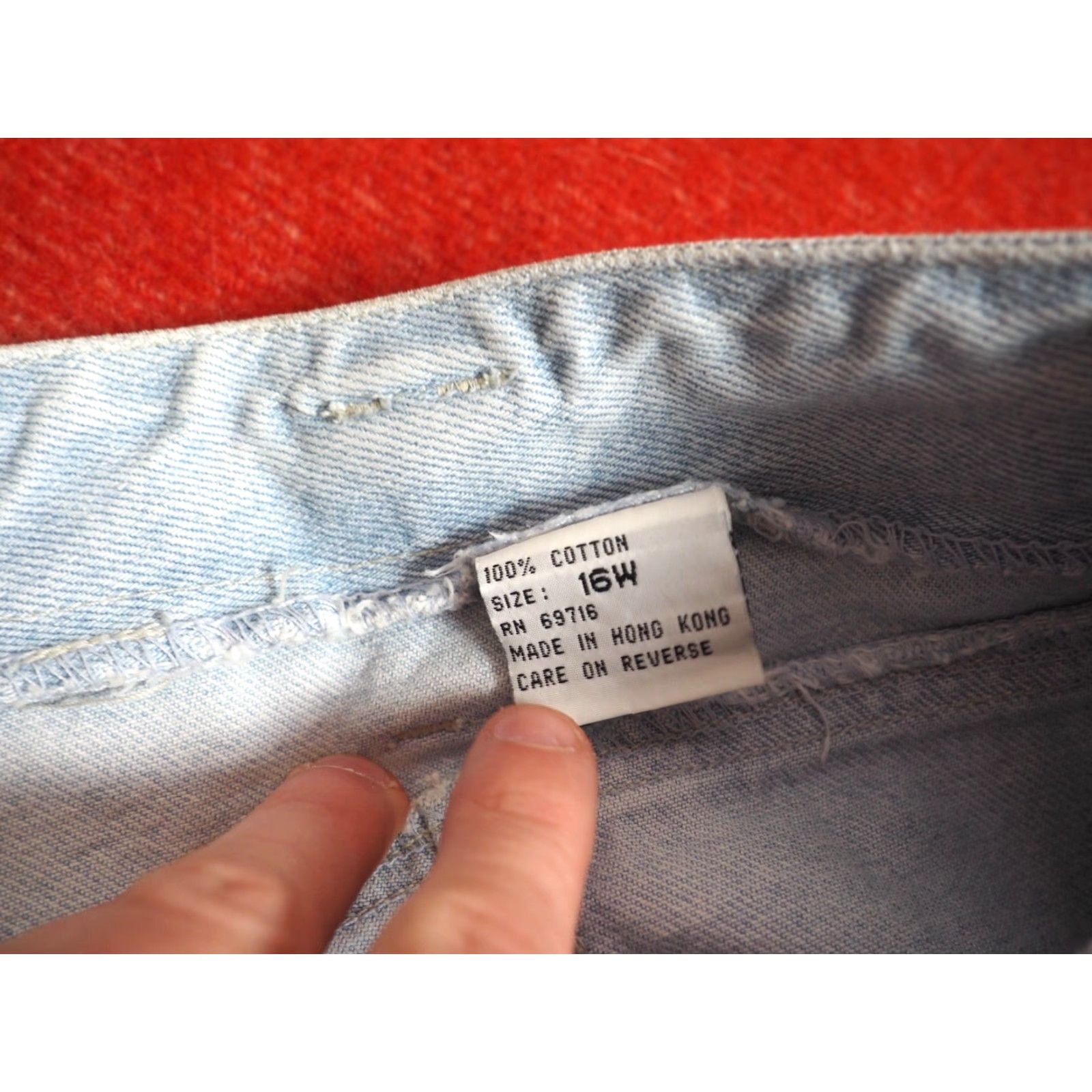 Jordache VTG 80s 90s Jordache Light Wash High Waist Mom Western Blue Denim Jeans 36x27 Size 25" / US 0 / IT 36 - 6 Thumbnail