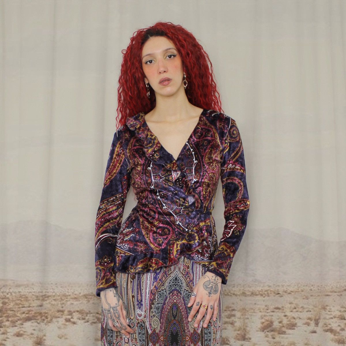 Other 🐍TINTORETTO PURPLE TOP🐍 Size M / US 6-8 / IT 42-44 - 1 Thumbnail