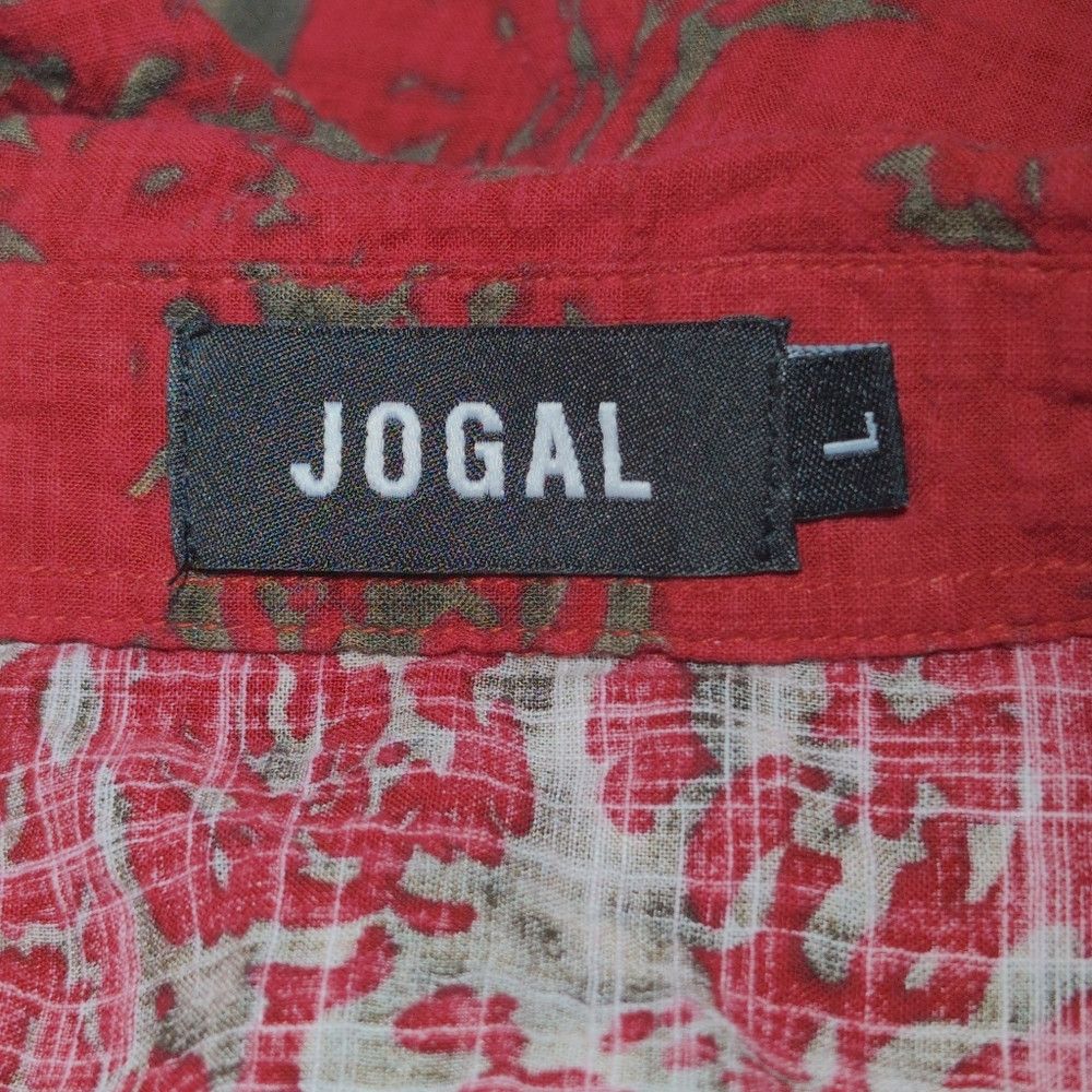 Vintage Jogal Red and Green Hawaiian Casual Shirt Sz L Size US L / EU 52-54 / 3 - 5 Thumbnail