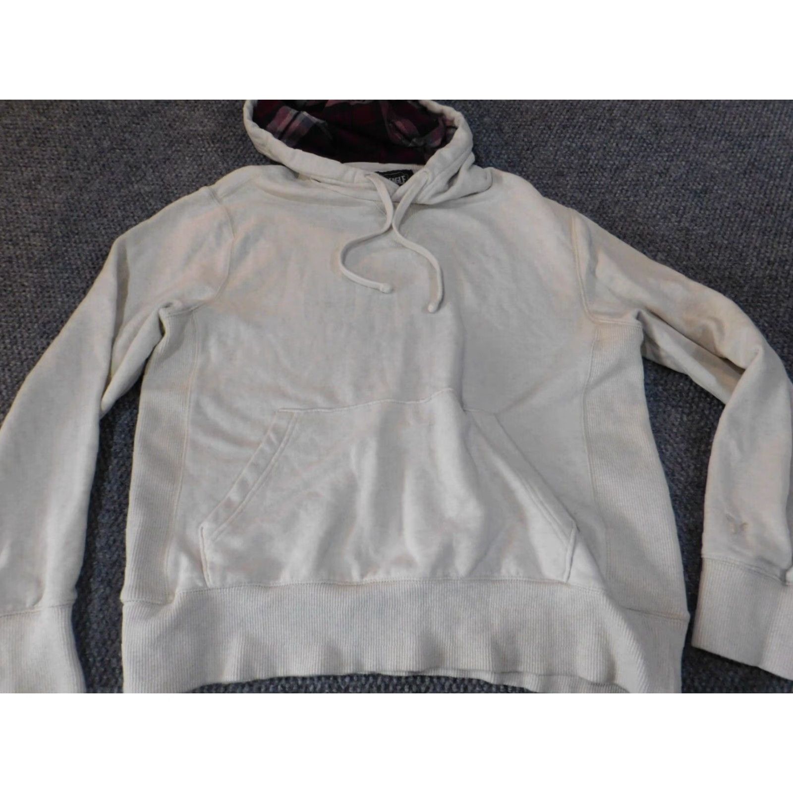 American Eagle Outfitters VINTAGE American Eagle Outfitters Hoodie Men S Beige Pullover Logo Knit Cotton Long Sleeve Hooded Regular Size S Mens Size US S / EU 44-46 / 1 - 2 Thumbnail