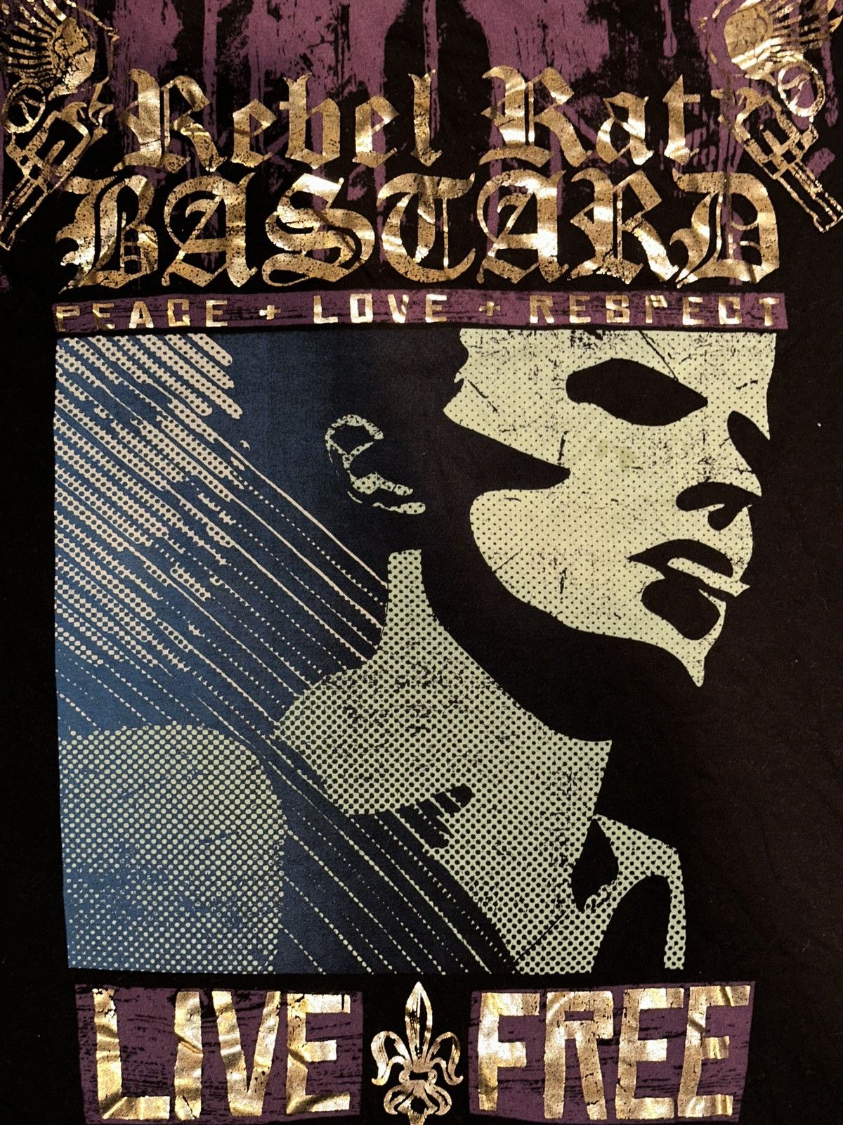 Vintage × Xavier Y2K XZAVIER Rebel Rat Bastard Jesse Pinkman All Over Print Size US XL / EU 56 / 4 - 2 Thumbnail