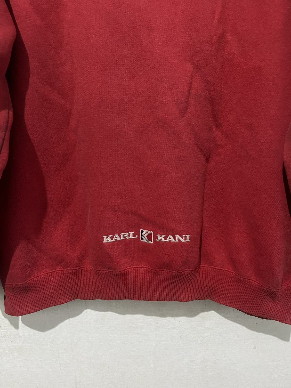 Karl Kani Japanese KarLKani 90’s red Sweater Sculptuared Size US XL / EU 56 / 4 - 7 Thumbnail