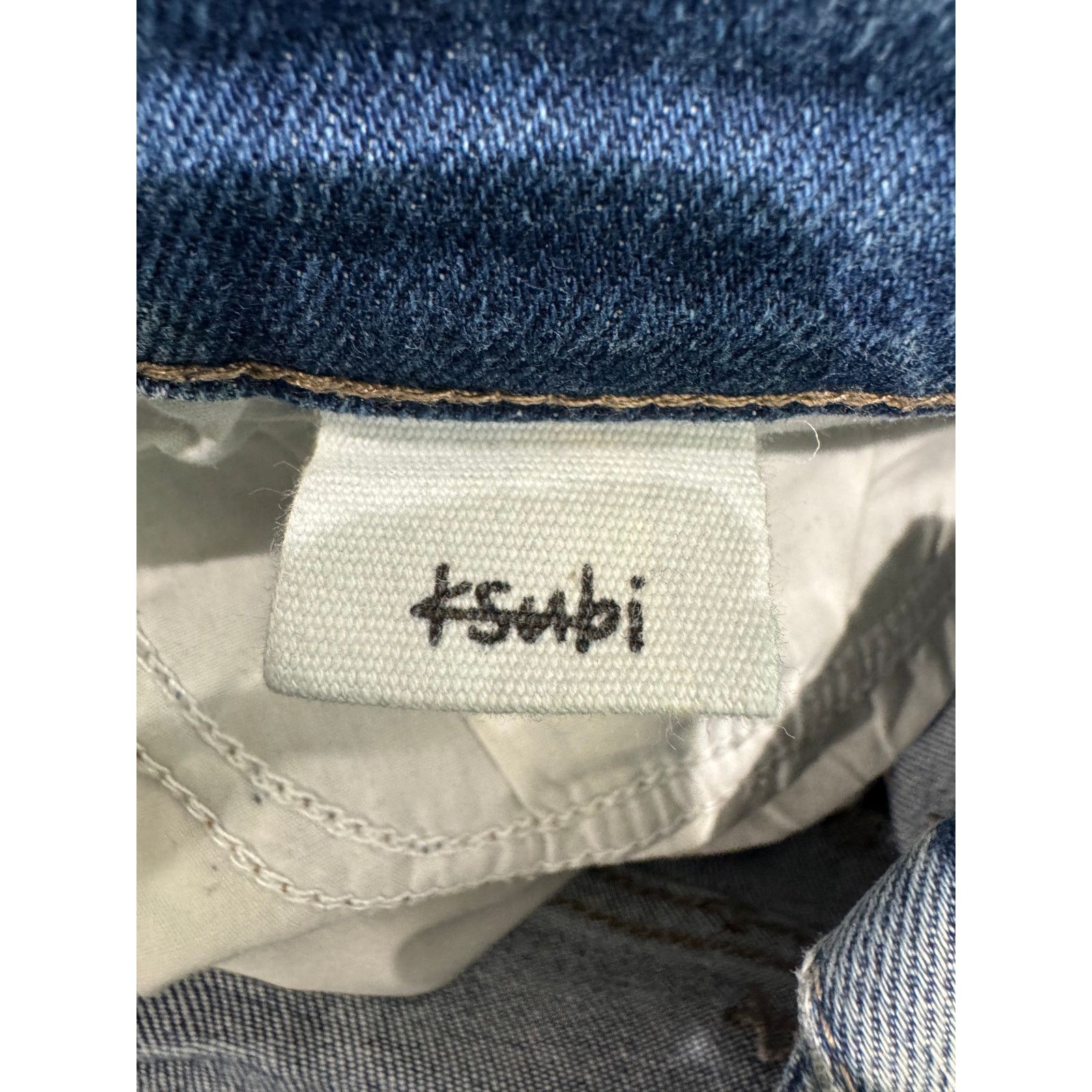 Ksubi Ksubi Light Wash Ripped Blue Jeans Size US 32 / EU 48 - 9 Thumbnail