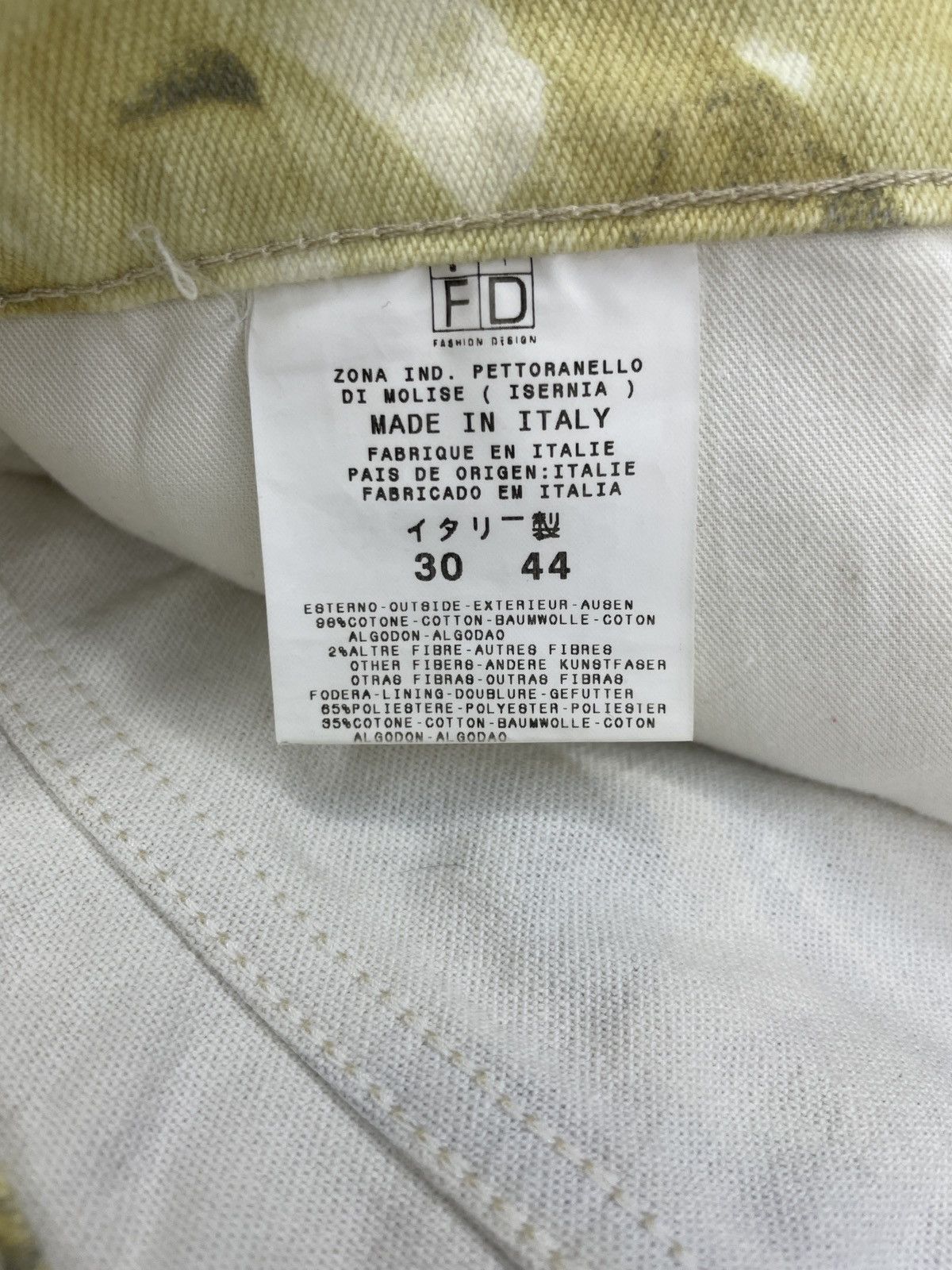 Just Cavalli Just Cavalli 00’s Geometric Printed Archive Denim Size US 30 / EU 46 - 7 Thumbnail