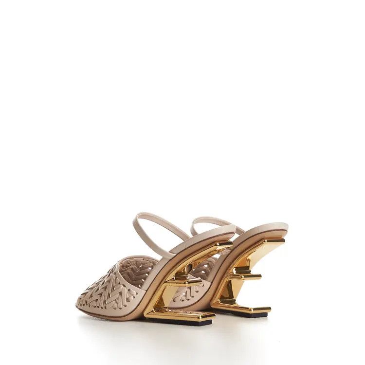 Fendi o1s1wg110825 Heels in Light Beige Size US 10 / IT 40 - 6 Thumbnail