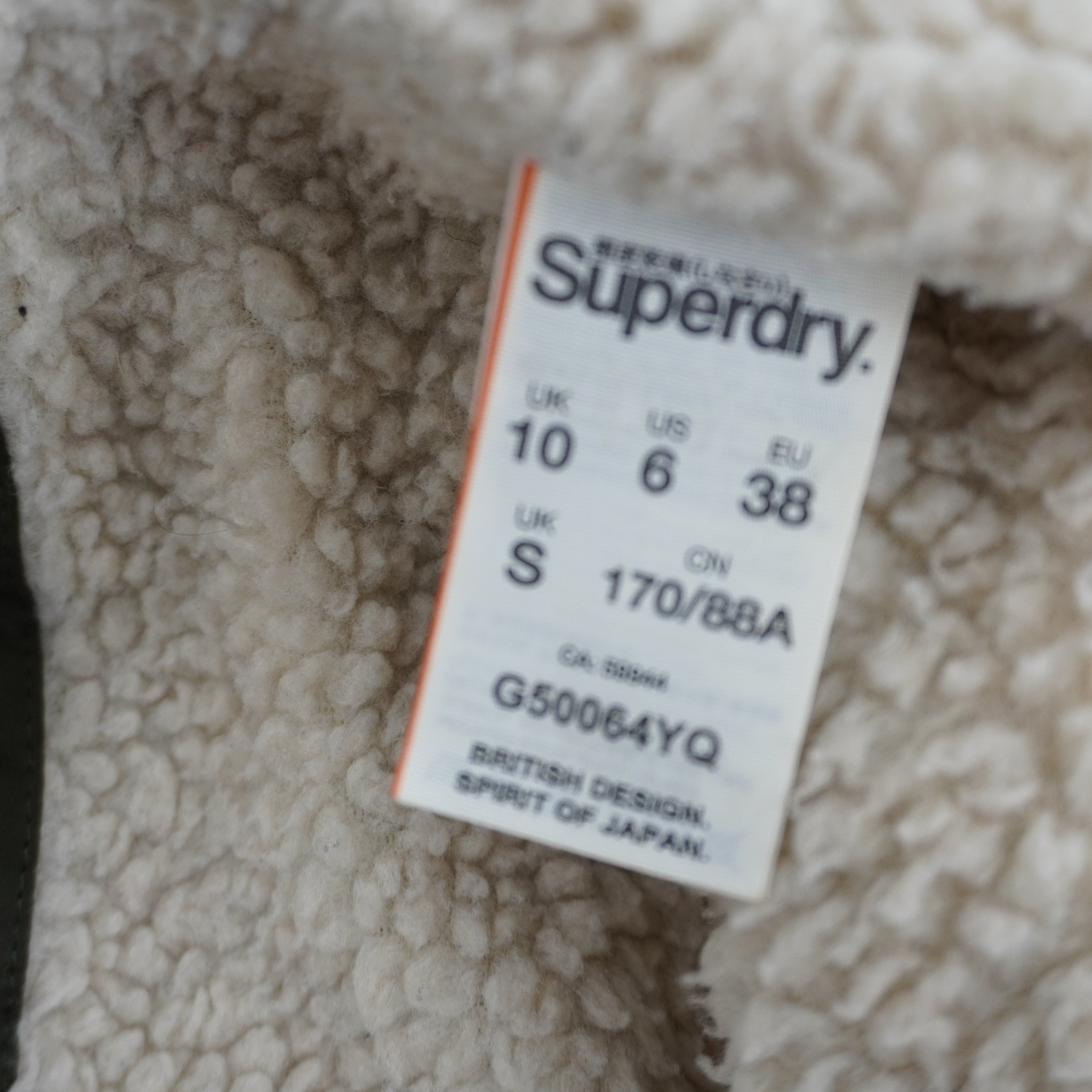 Superdry Superdry Women's Khaki Parka Size M / US 6-8 / IT 42-44 - 9 Thumbnail