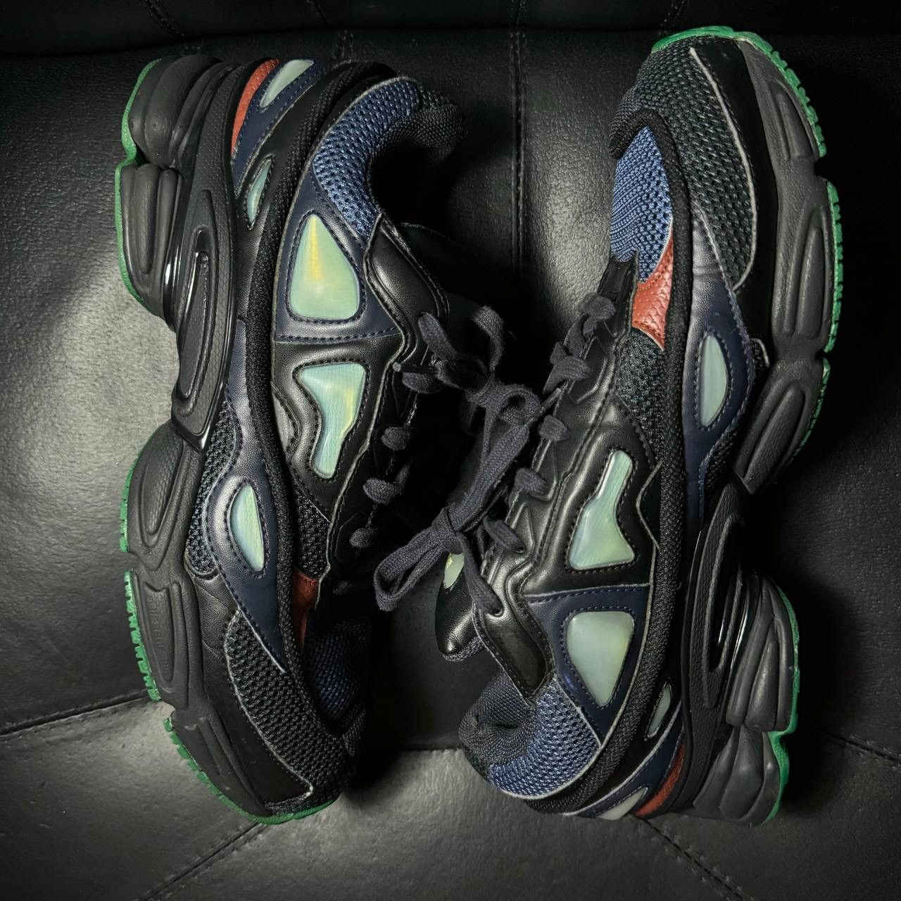 Adidas × Raf Simons 8,5us Adidas Raf Simons Ozweego Night Marine Sneakers Size US 8.5 / EU 41-42 - 4 Thumbnail