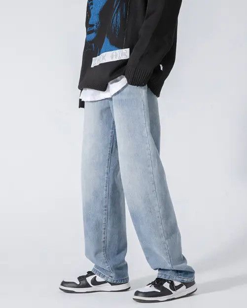 Japanese Brand Nana High street washed retro loose versatile jeans y2k Size US 32 / EU 48 - 8 Thumbnail
