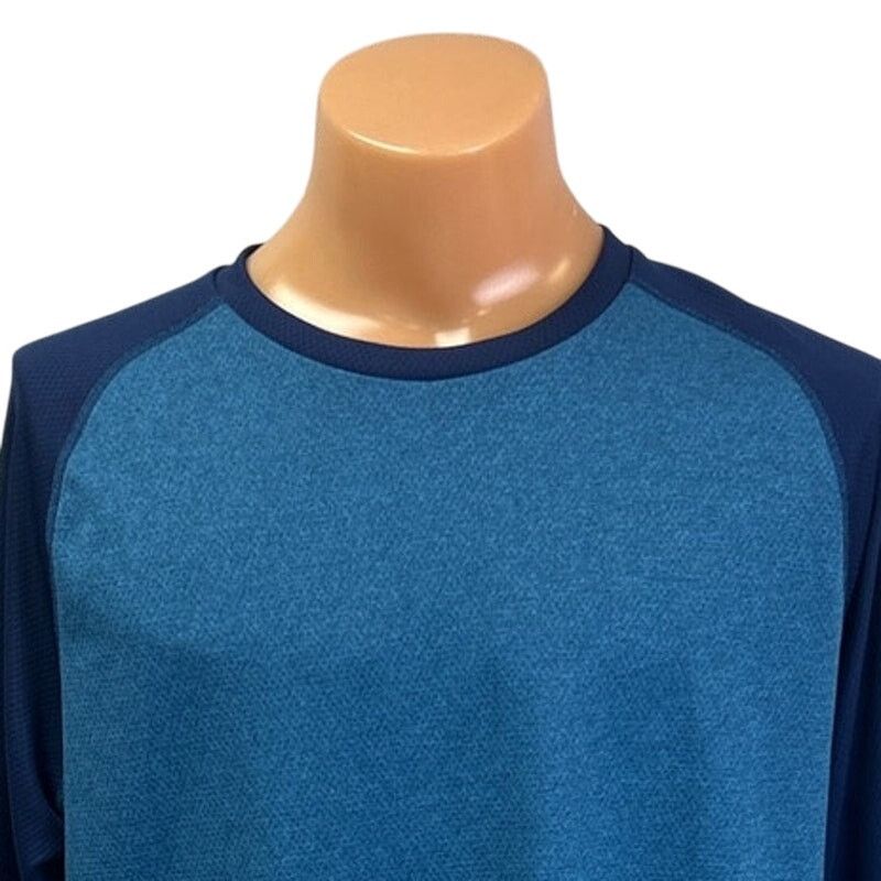Tek Gear Tek Gear DryTek Mens XL Blue Polyester Athletic Tee Shirt Size US XL / EU 56 / 4 - 2 Thumbnail