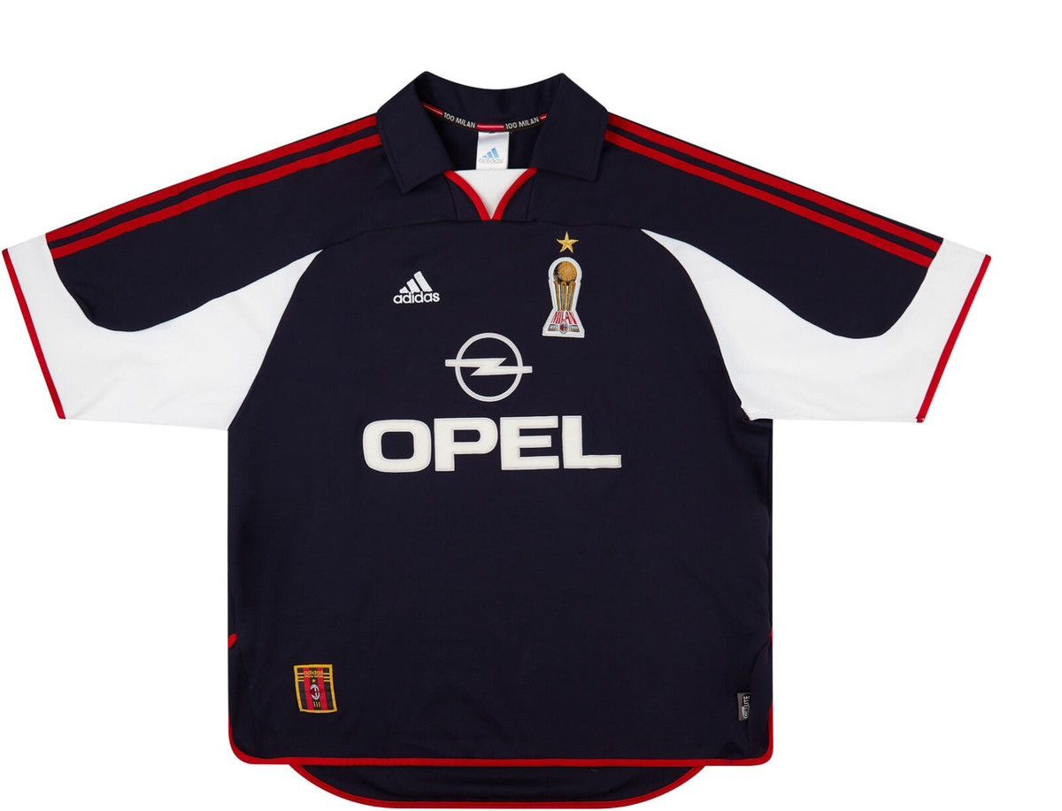 Adidas × Vintage 99/00 AC Milan Centenary Maldini Third Shirt Size US L / EU 52-54 / 3 - 23 Thumbnail