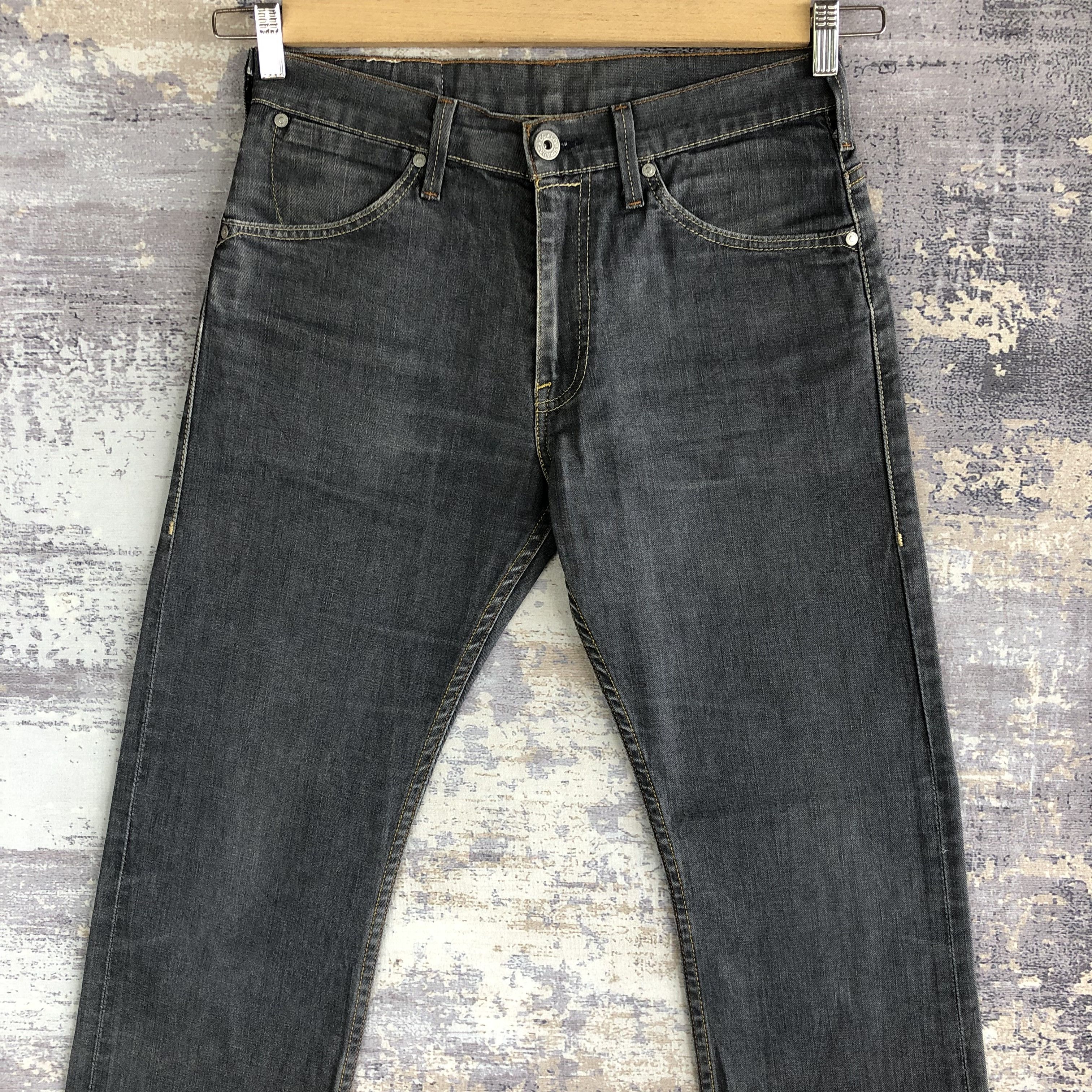 Levi's Vintage Levis Faded Black Jeans Levi's Splatter Paint Denim Size US 30 / EU 46 - 3 Thumbnail