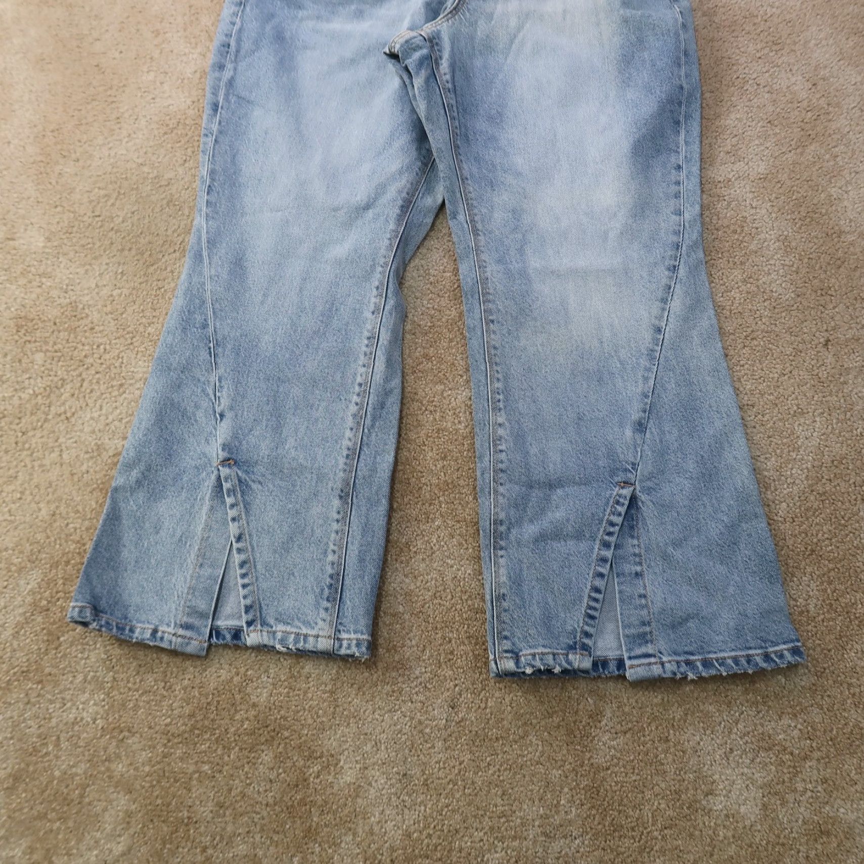 American Eagle Outfitters American Eagle Outfitters Jeans Women's 14 Blue Denim Bootcut High Rise Stretch 90s Curvy 5-Pocket Denim Size 36" / US 14 / IT 50 - 2 Thumbnail