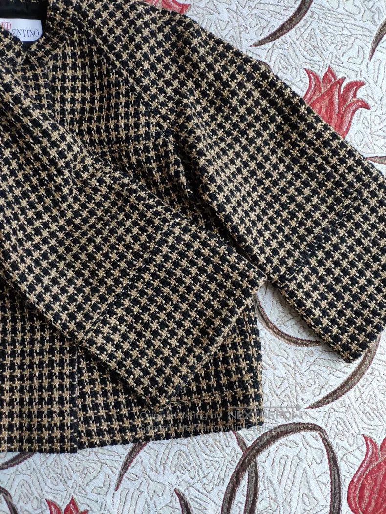 Valentino Valentino Black gold patchwork weaves a small fragrance Size S / US 4 / IT 40 - 2 Thumbnail