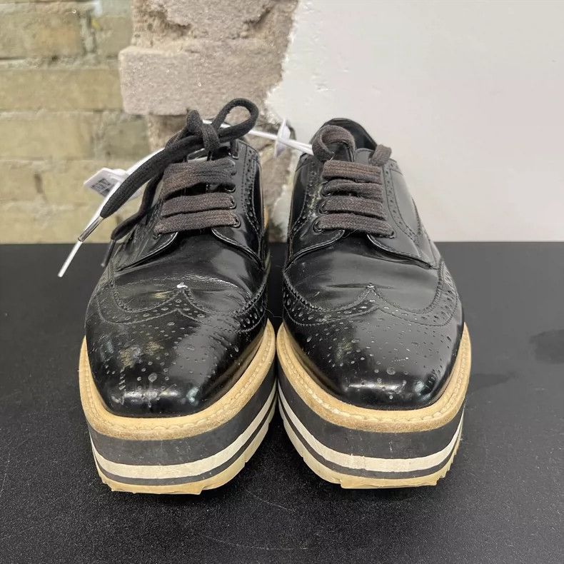Prada Prada Platform Shoes Size 35.5-2506 Size US 6 / IT 36 - 6 Thumbnail