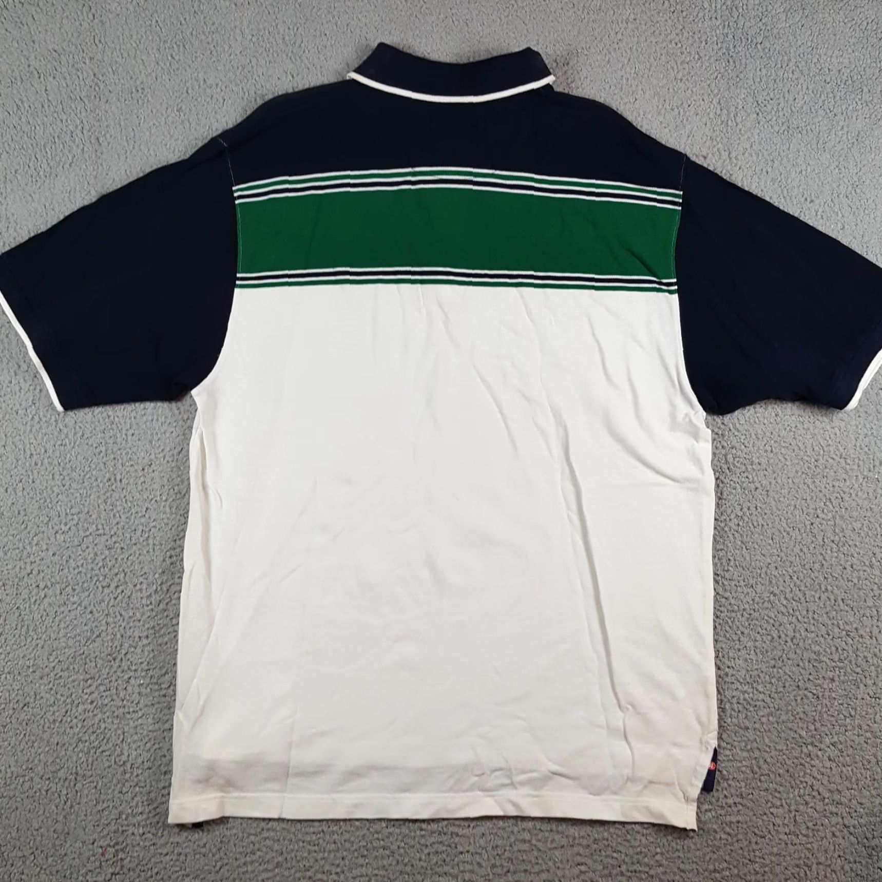 Ralph Lauren VINTAGE Ralph Lauren Polo Shirt Chaps 90s Golf Shield Logo Striped XL Green Men Polo Shirt Size US XL / EU 56 / 4 - 6 Thumbnail