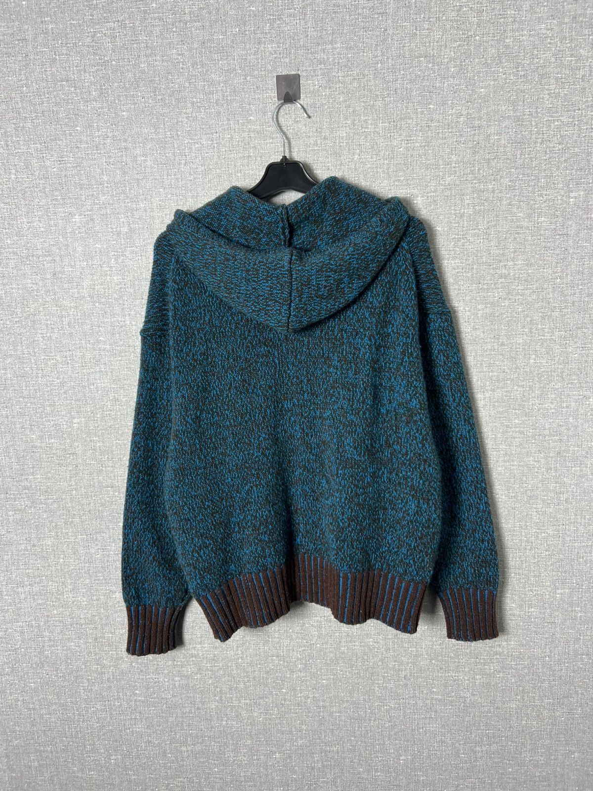 Marni × Uniqlo MARNI X UNIQLO Bi-Color Oversized Knitted Zip Hoodie Size S Size US S / EU 44-46 / 1 - 8 Thumbnail
