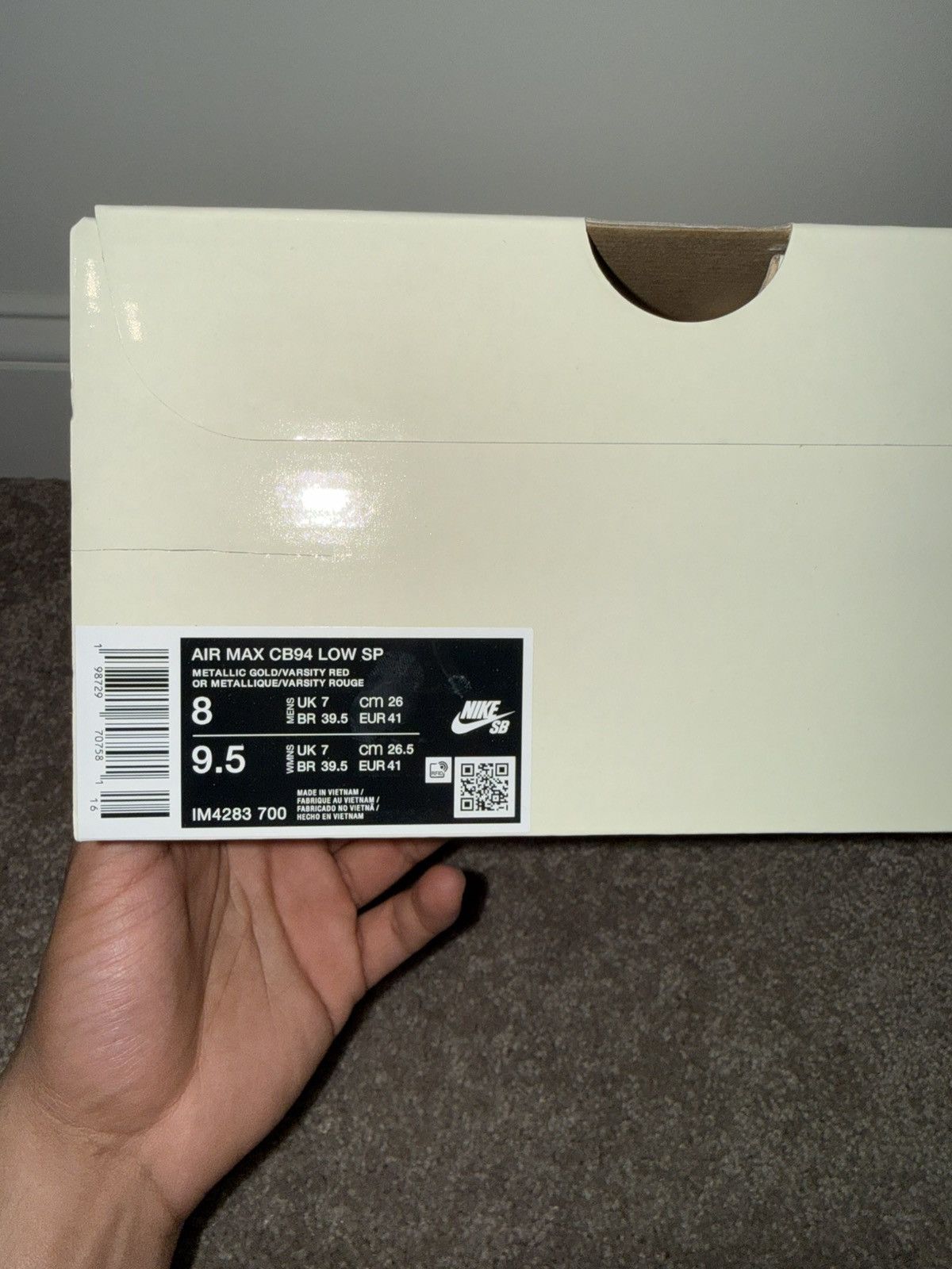 Nike × Supreme Supreme/Nike SB Air Max 2 CB '94 Low 'Metallic Gold' Size 8 Size US 8 / EU 41 - 11 Thumbnail