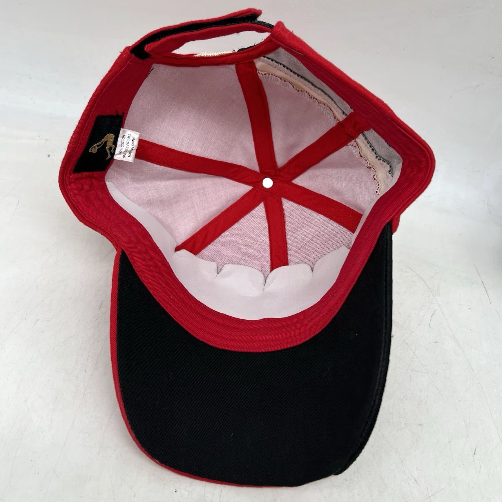 Reebok VINTAGE Reebok Shaq "SHAQ PAQ" NBA Orlando Magic Baseball Cap Mens One Size Red Cotton Canvas 90s Sports Adjustable Size ONE SIZE - 5 Thumbnail