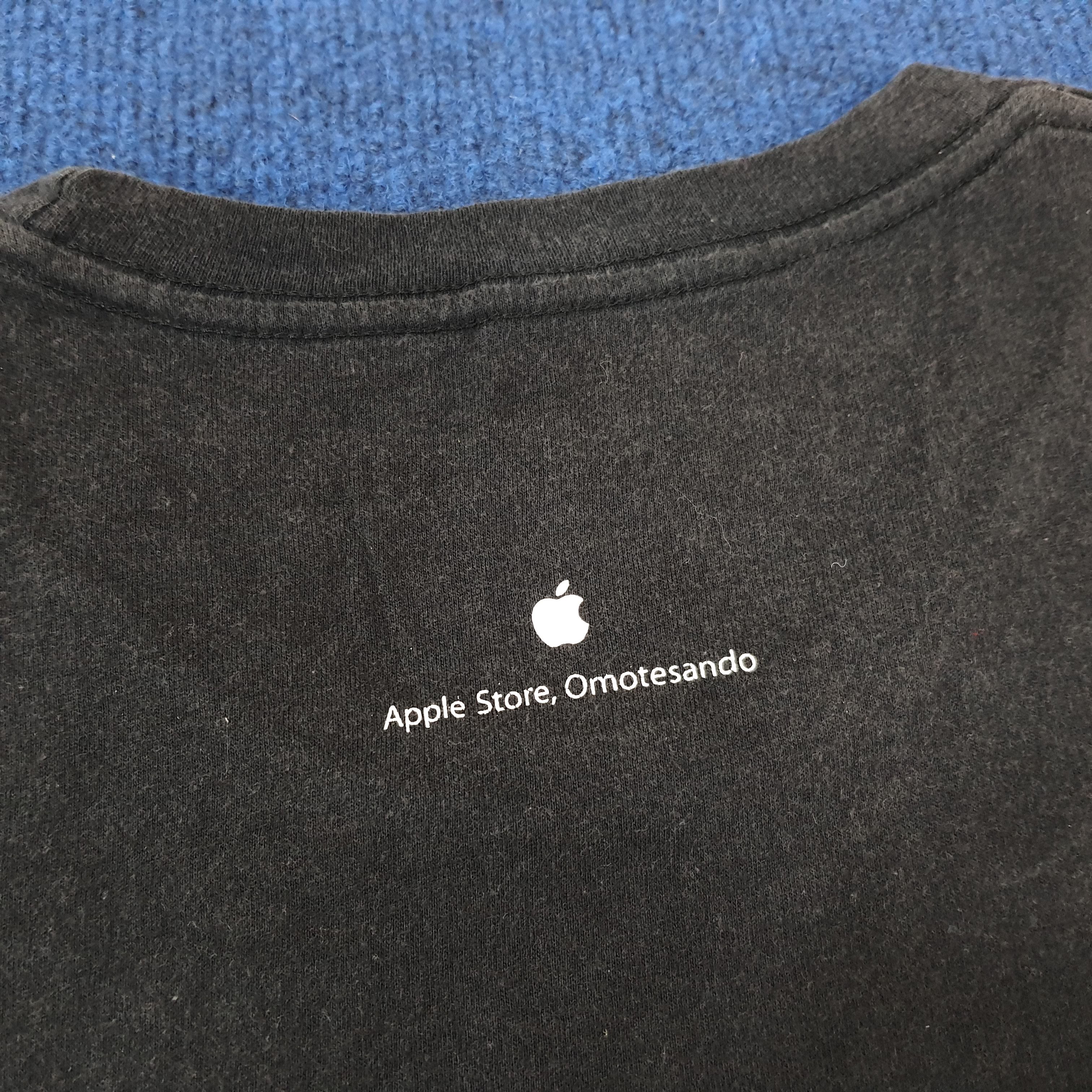 American Apparel × Apple × Vintage Vintage Apple Store Product Tokyo Japan Omotesando Tshirt Size US L / EU 52-54 / 3 - 4 Thumbnail