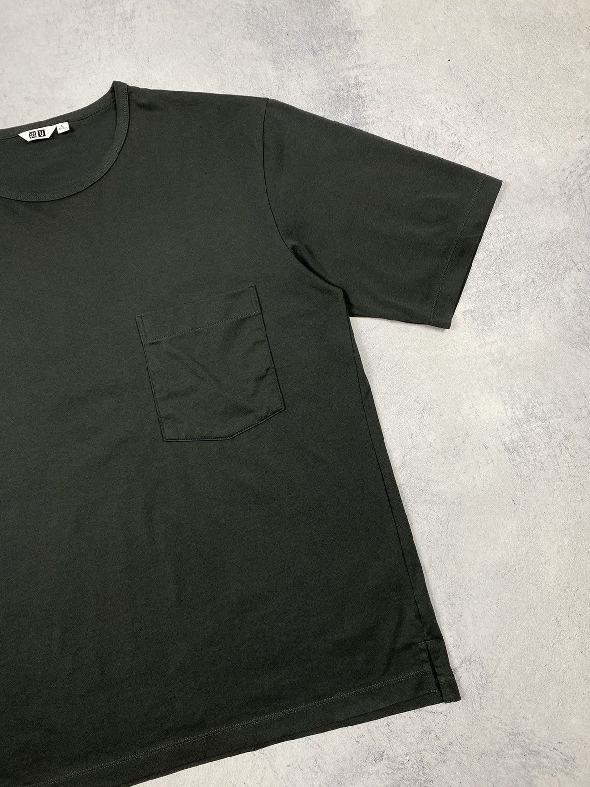 Japanese Brand × Uniqlo Uniqlo AIRism Basic Cotton Oversized T Shirt Half-Sleeve Size US L / EU 52-54 / 3 - 3 Thumbnail