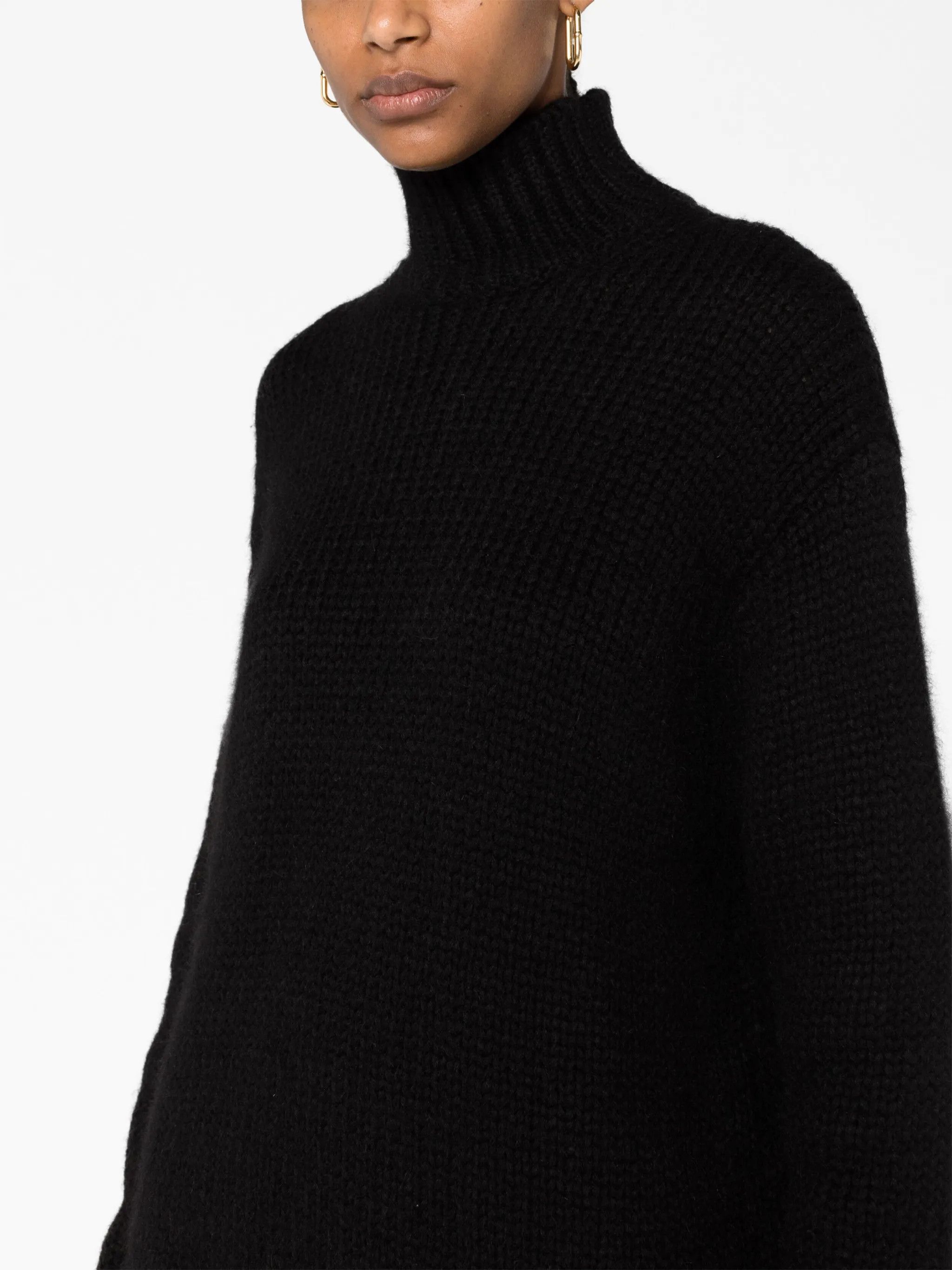 Tom Ford o1w1db10225 MAK1257 Roll-neck Sweater in Black Size XXS / US 00 / IT 34 - 3 Thumbnail