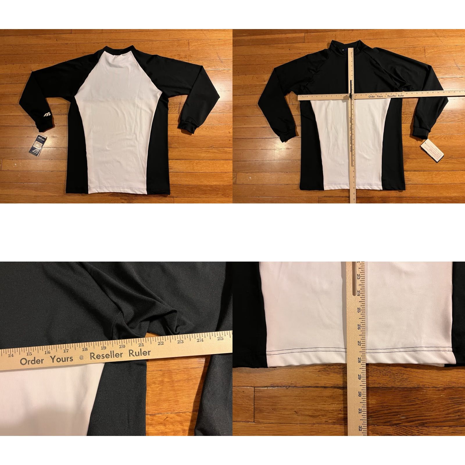 Mizuno VINTAGE Mizuno Performance Long Sleeve Shirt Men’s XL Black White 90s Size US XL / EU 56 / 4 - 8 Thumbnail
