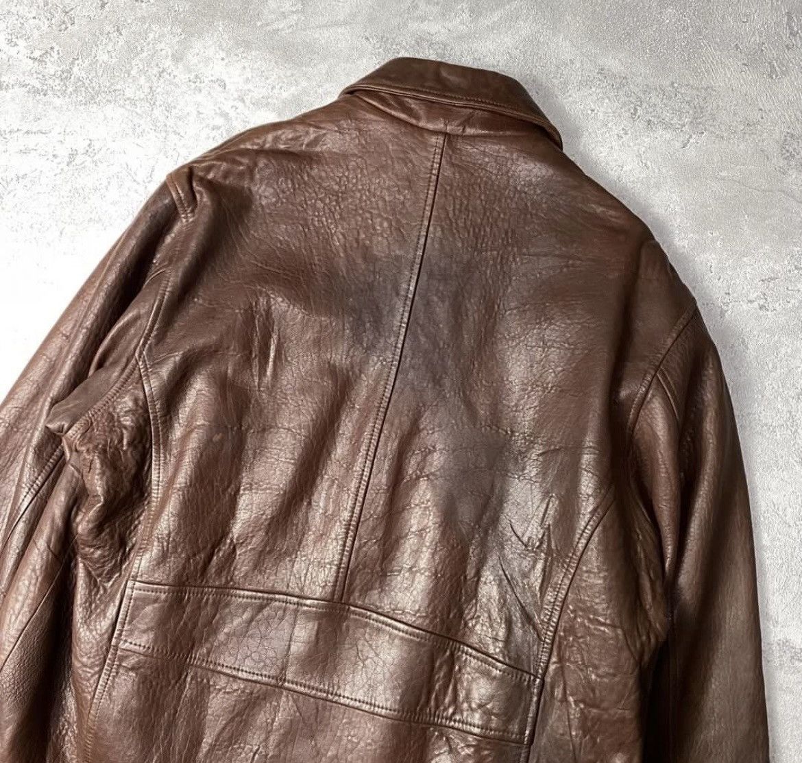 Yves Saint Laurent Yves Saint Laurent Lather Jacket Size US L / EU 52-54 / 3 - 4 Thumbnail