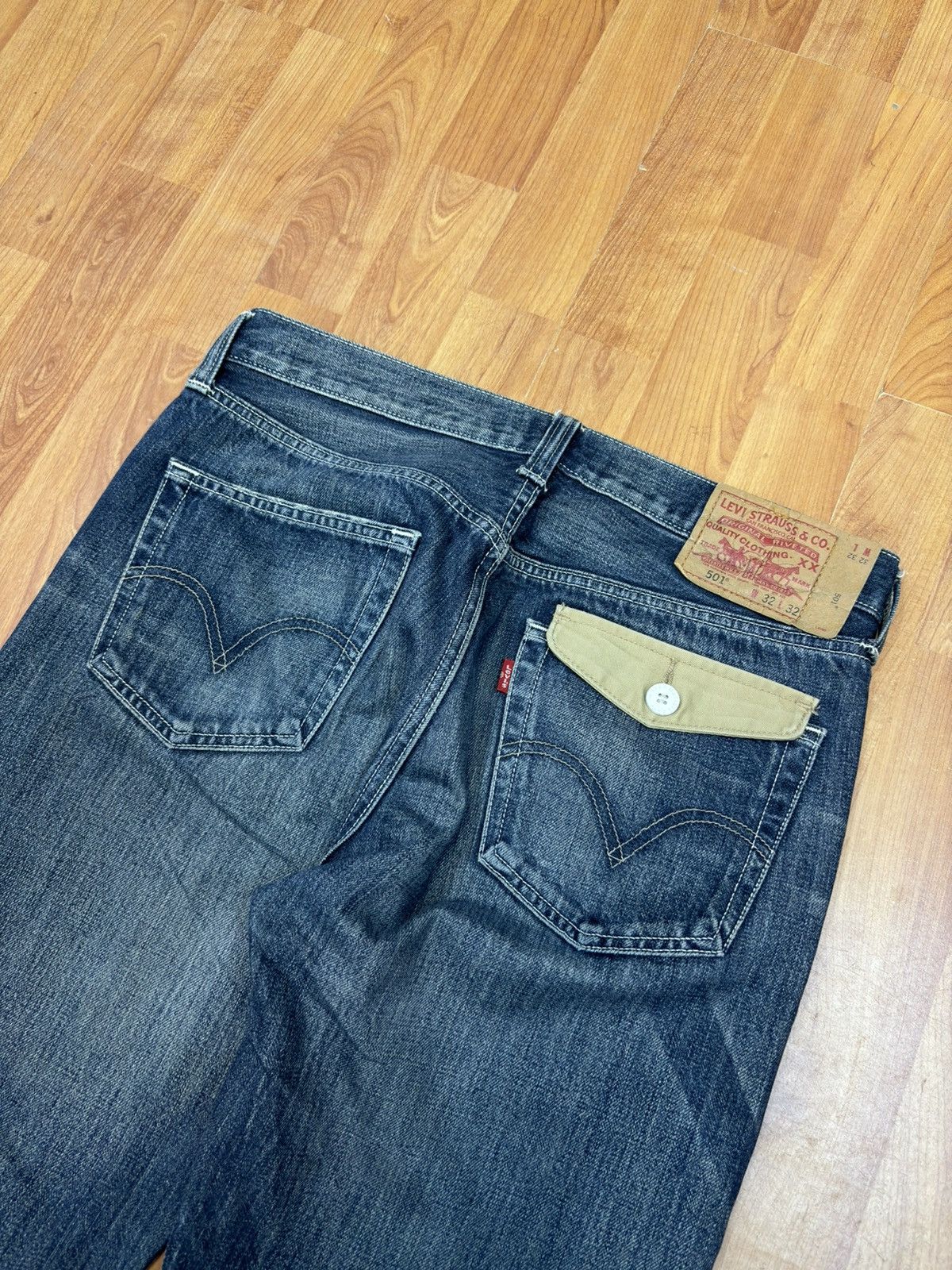 Japanese Brand × Levi's Crazy Pocket Levis Made In Korea denim Jeans Pants Japanese Size US 32 / EU 48 - 3 Thumbnail