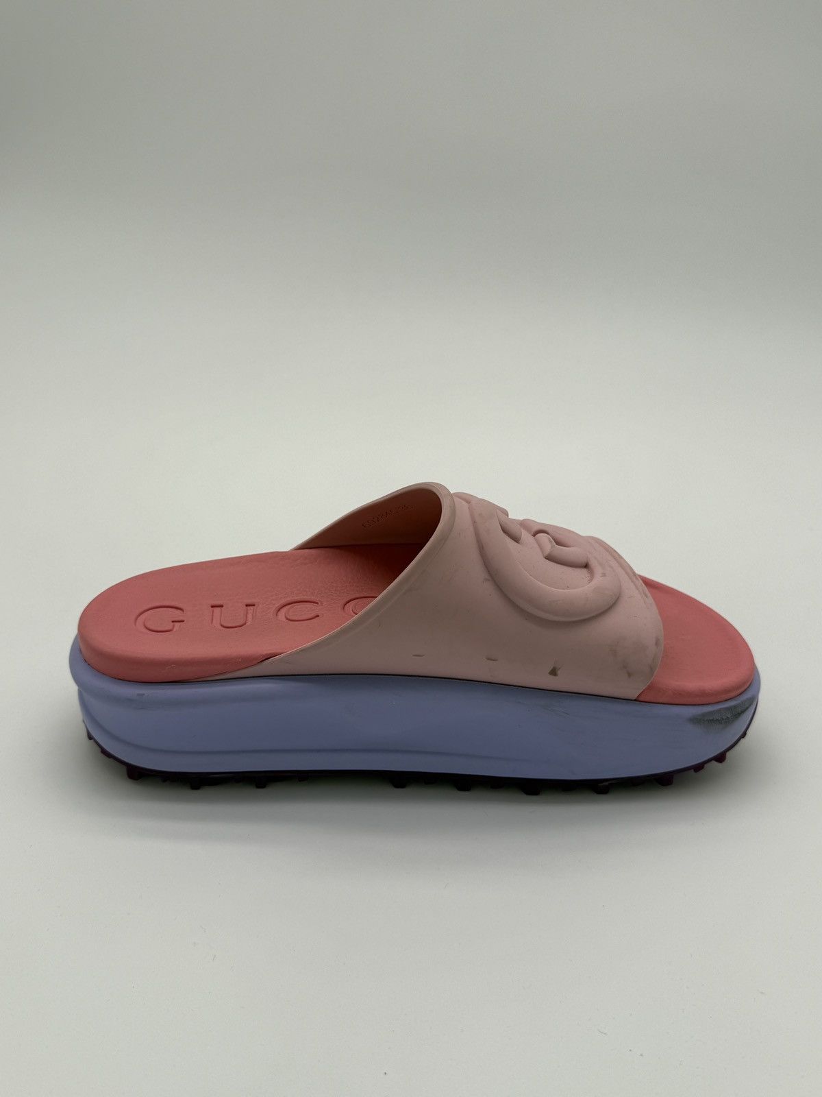 Gucci Pink Gucci Platform Slides Size US 8 / IT 38 - 7 Thumbnail