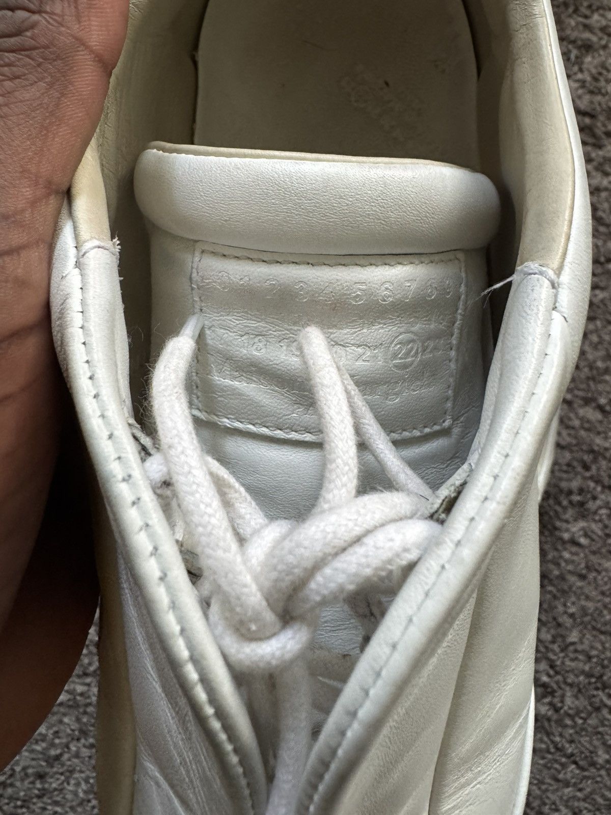 Maison Margiela Maison Margiela Future White 9 42 Low Tops Leather Size US 9 / EU 42 - 6 Thumbnail