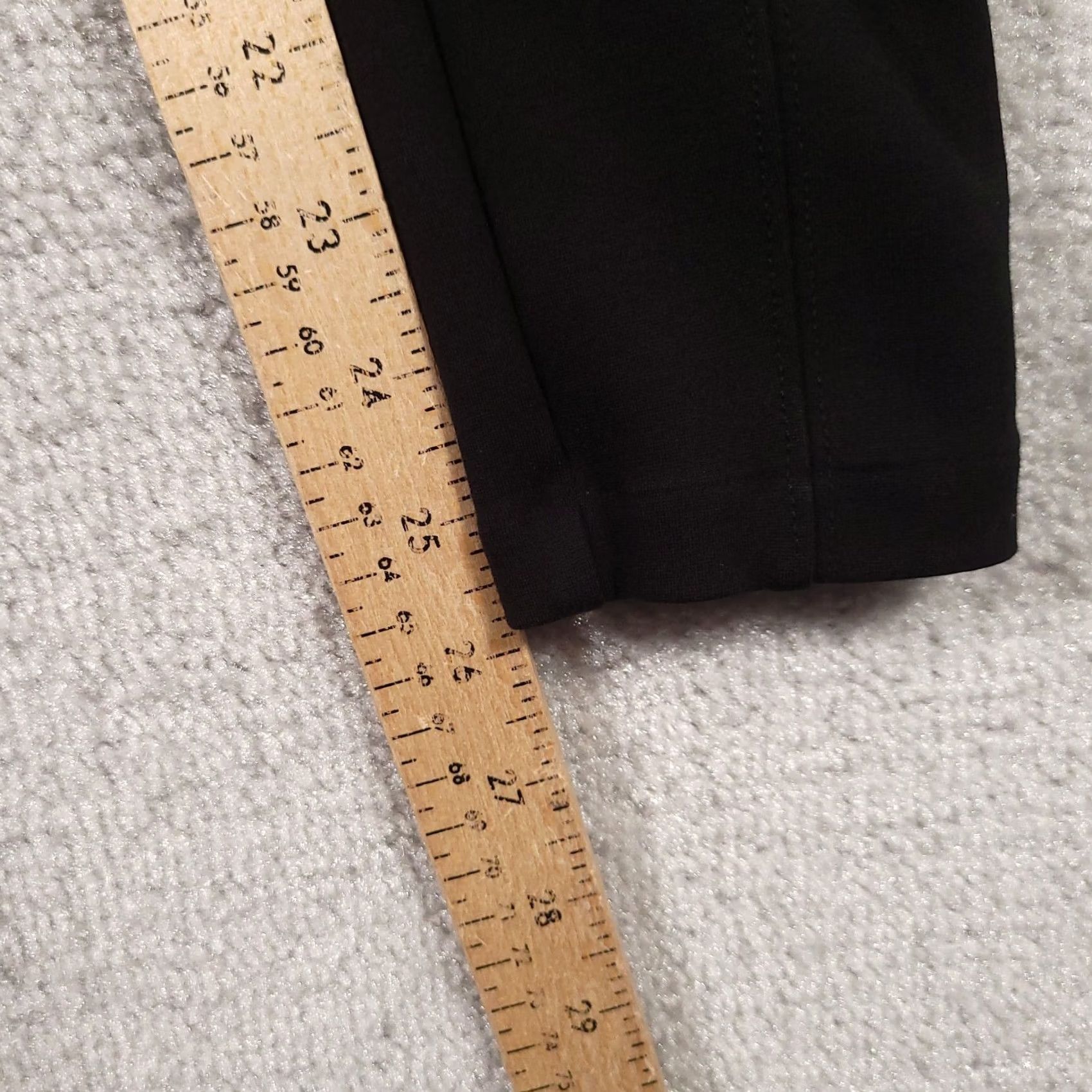 Old Navy Old Navy Stevie Stretch Pull On Pants Black XS Womens Slim Skinny Ankle Casual Size 40" / US 18 - 6 Thumbnail