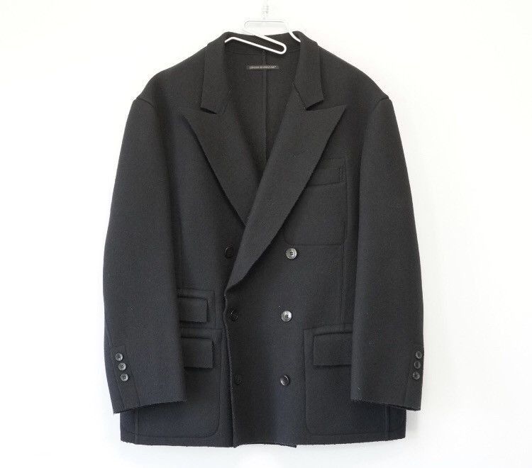 Yohji Yamamoto 95Aw Double-Breasted Multi-Pocket Sheep Coat DMC