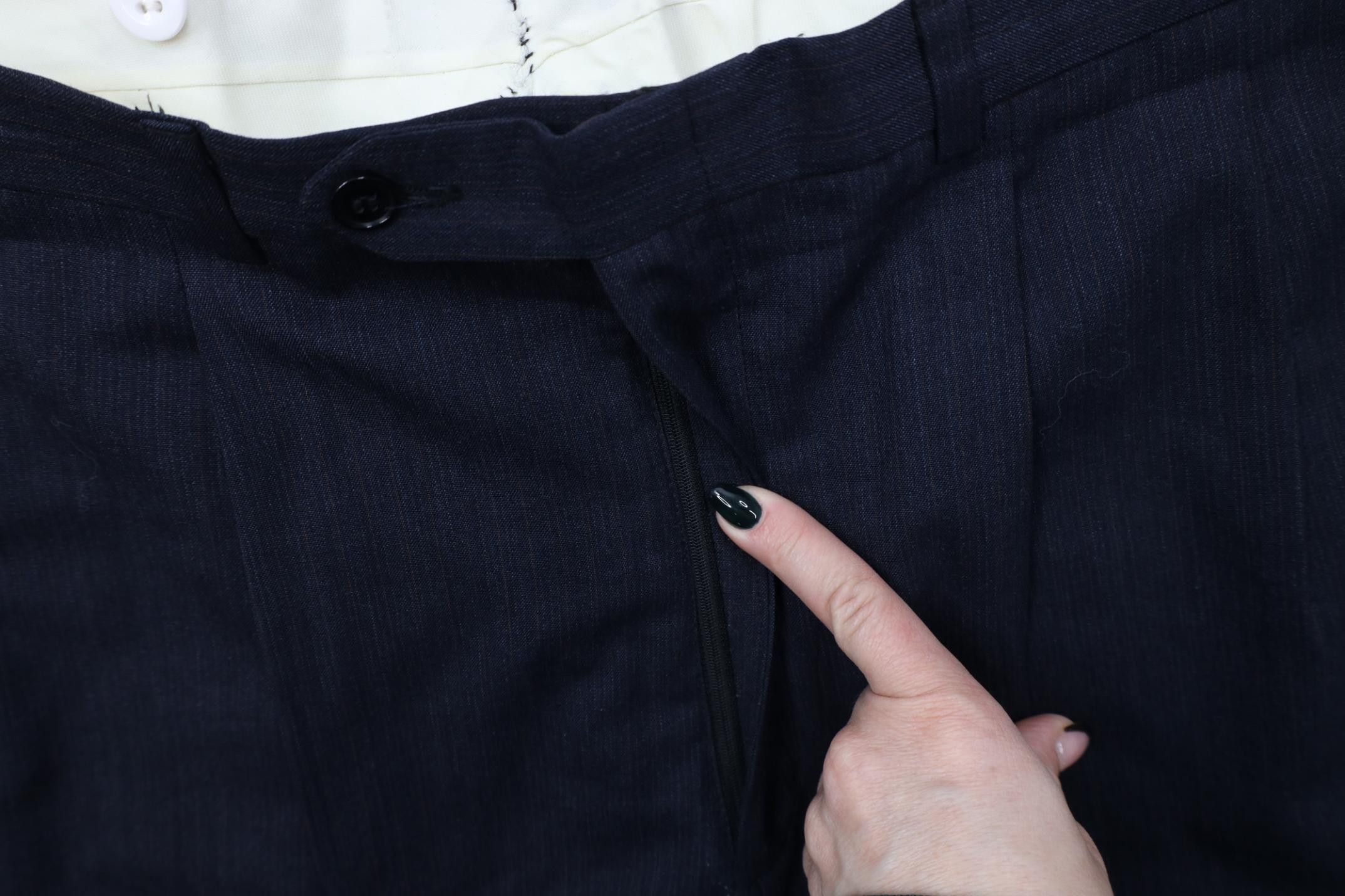 Vintage Vintage 70s Streetwear Wool Knit Wide Leg Chino Pants Size US 38 / EU 54 - 8 Thumbnail
