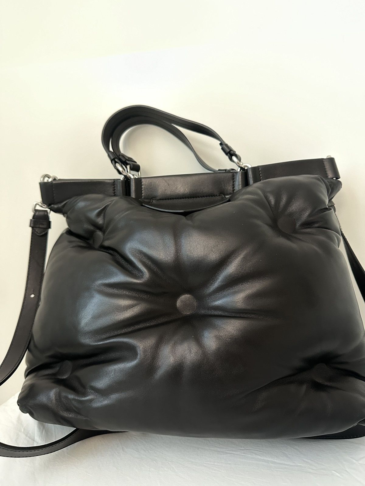 Maison Margiela Black Glam Slam Large Tote Size ONE SIZE - 2 Thumbnail