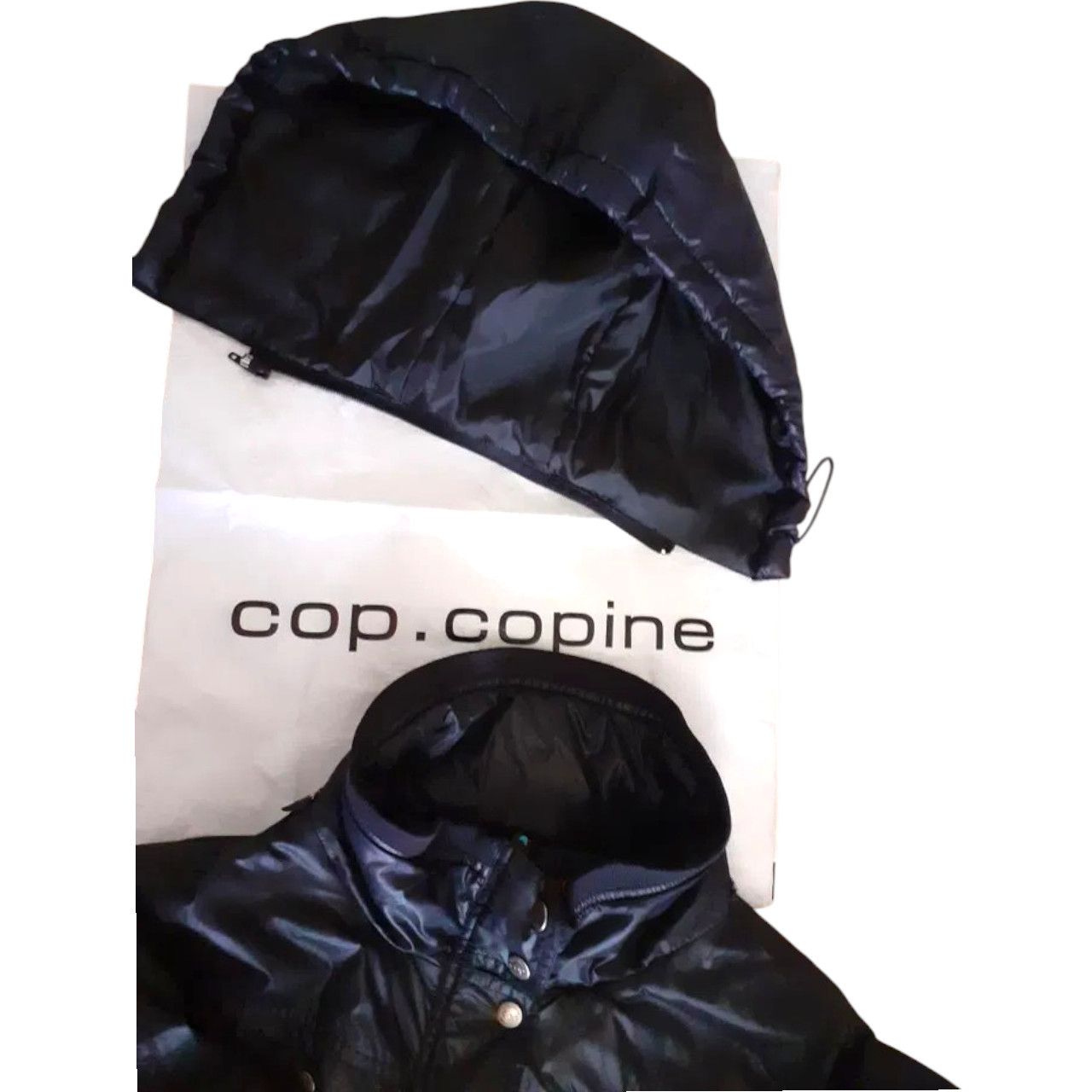 Cop Copine Cop Copine Black Hooded Coat Taille 38 Size S / US 4 / IT 40 - 5 Thumbnail