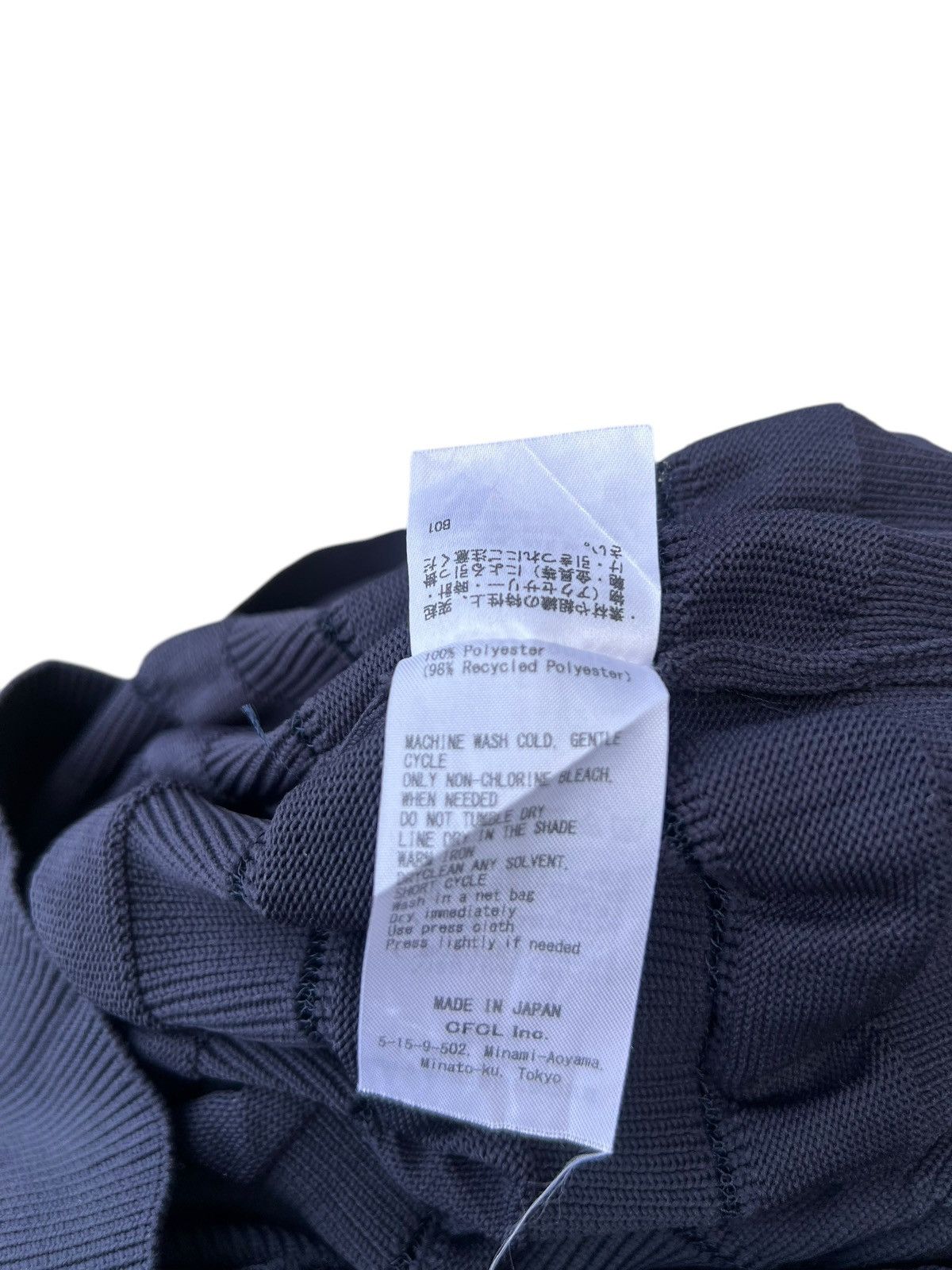 CFCL CFCL Made in Japan Navy Blue Facade Knitwear Sweater Size US L / EU 52-54 / 3 - 20 Thumbnail