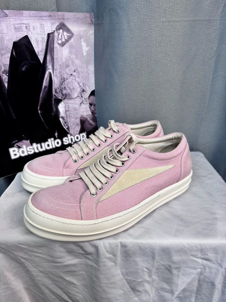 Rick Owens Rick Owens 23ss limited edition cherry blossom pink canvas Size US 8.5 / EU 41-42 - 3 Thumbnail