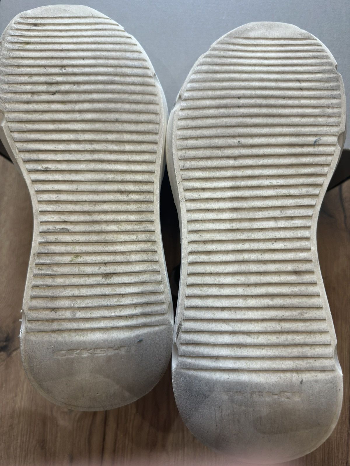 Rick Owens Drkshdw Rick Owens DRKSHDW Abstract Ramones Size US 12 / EU 45 - 8 Thumbnail