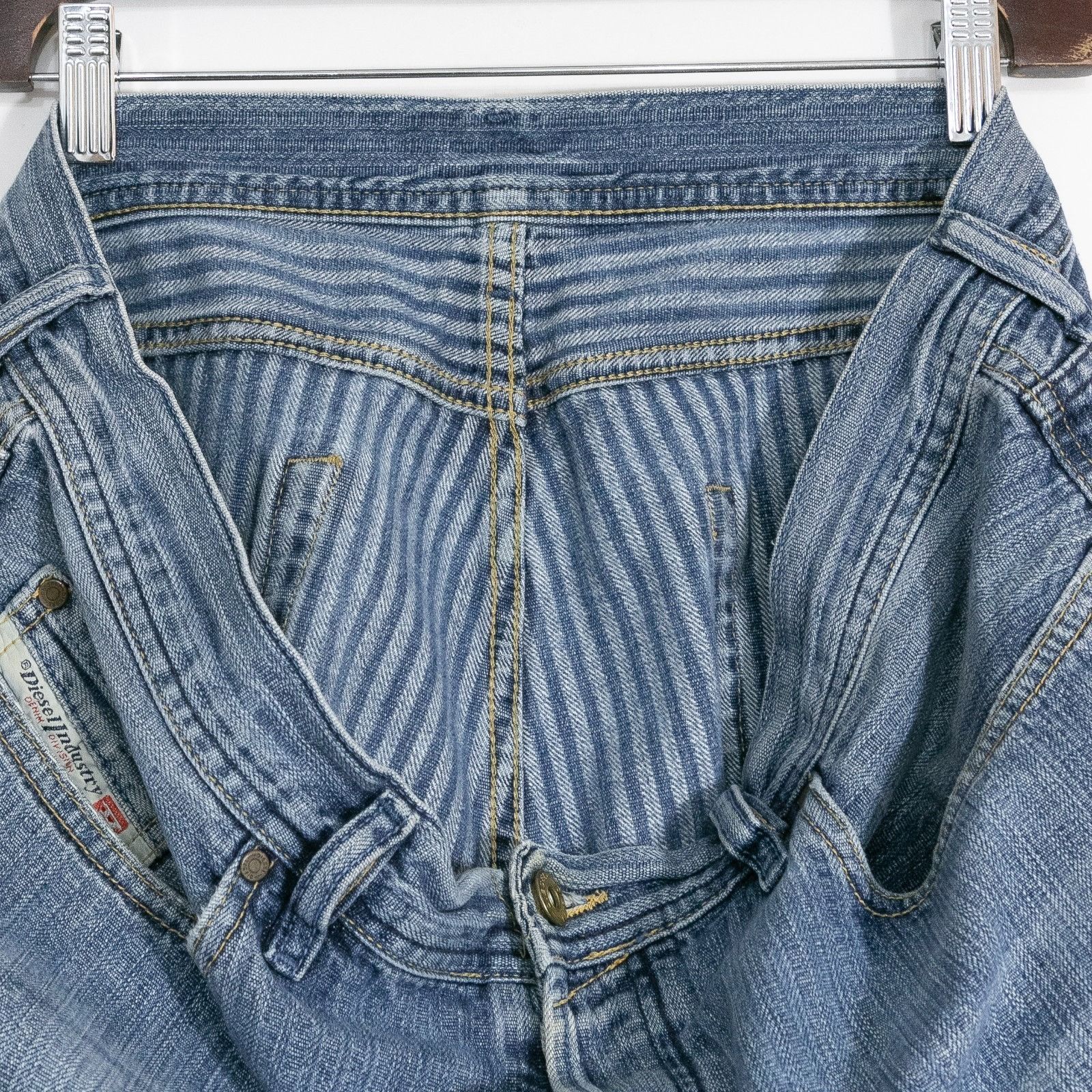 Diesel Vintage Diesel Kuratt Jeans Mens 36x31 Denim Straight Leg Size US 36 / EU 52 - 7 Thumbnail
