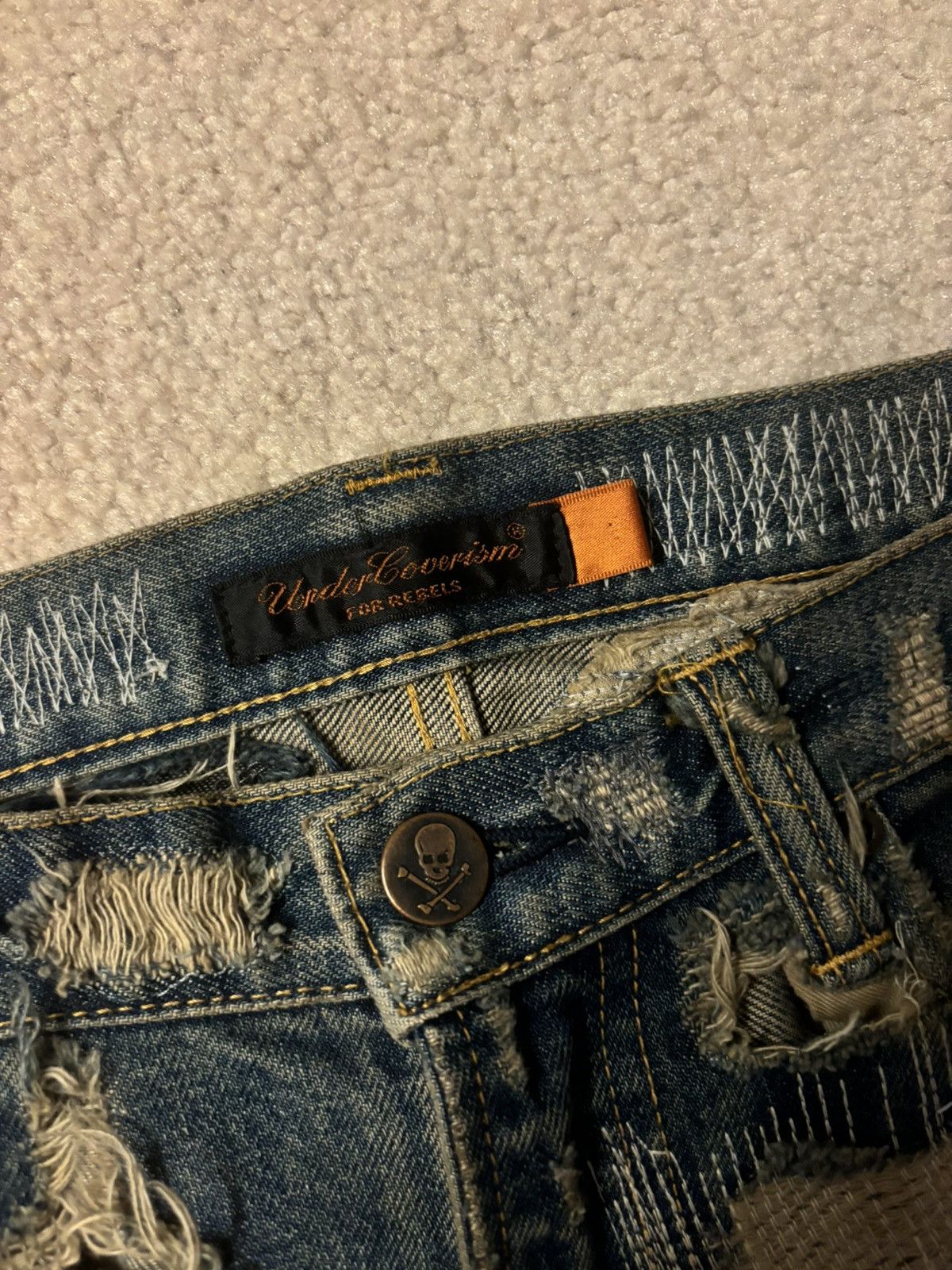 Undercover Undercover 85s Arts and Crafts AW05 Denim Size US 30 / EU 46 - 3 Thumbnail