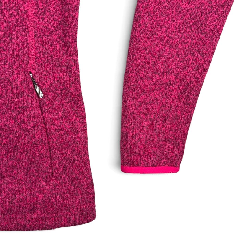 The North Face The North Face Sweater Womens M Pink Heather Hooded Mock Neck Gorpcore Buttons Pockets Raglan Sleeve Pullover Fleece Logo Size M / US 6-8 / IT 42-44 - 5 Thumbnail