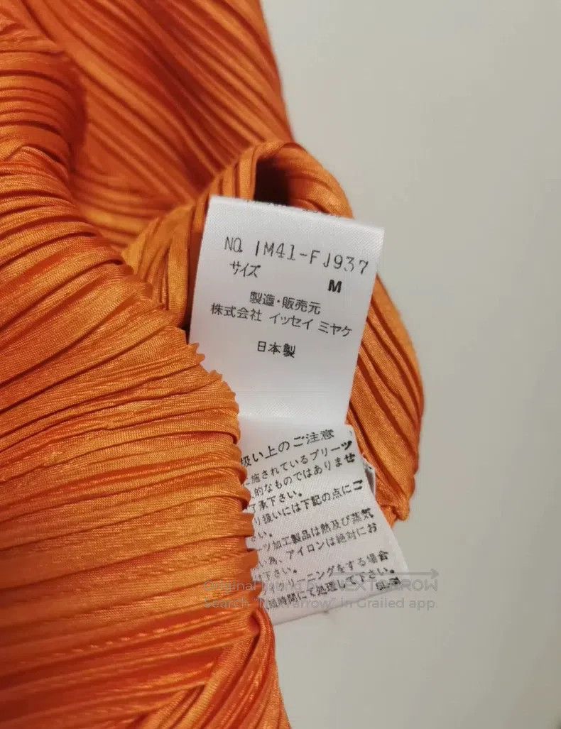 Issey Miyake Issey Miyake Orange Short Sleeve Size M / US 6-8 / IT 42-44 - 4 Thumbnail