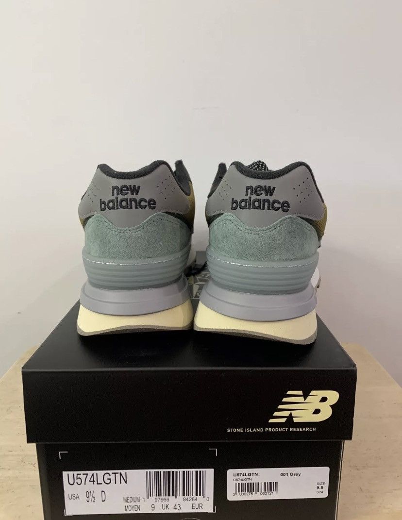 New Balance × Stone Island New Balance 574 x Stone Island Legacy Light Green Size 9.5 Size US 9.5 / EU 42-43 - 3 Thumbnail