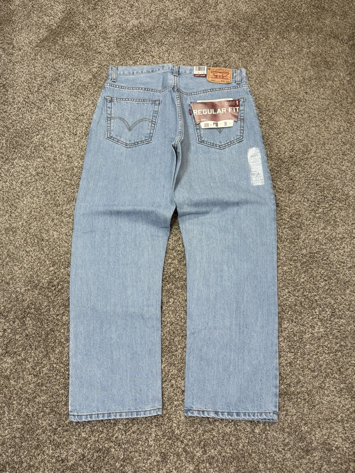 Levi's Vintage Levis 505 Jeans 36x29 Y2K Deadstock Regular Straight Size US 36 / EU 52 - 1 Thumbnail