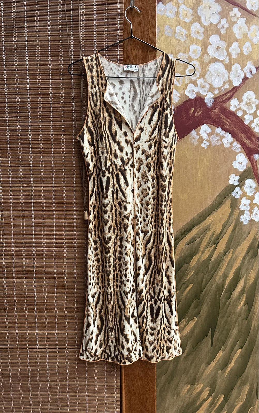 Morgan De Toi Vintage Y2K Morgan De Toi Leopard Sleeveless Dress Size XS / US 0-2 / IT 36-38 - 1 Thumbnail