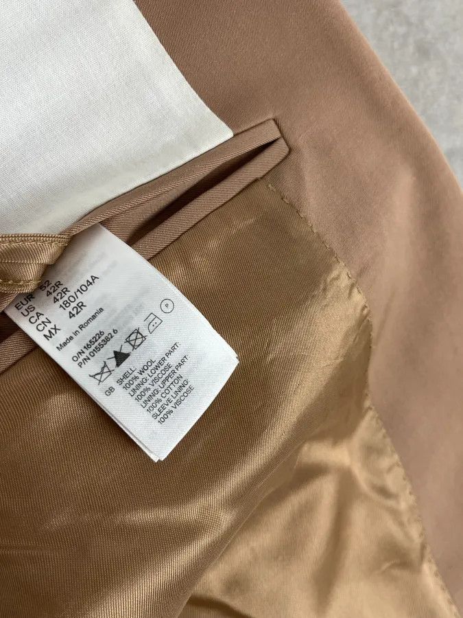 Maison Margiela Maison Margiela H&M Beige Contemporary Blazer Jacket Size 44R - 13 Thumbnail